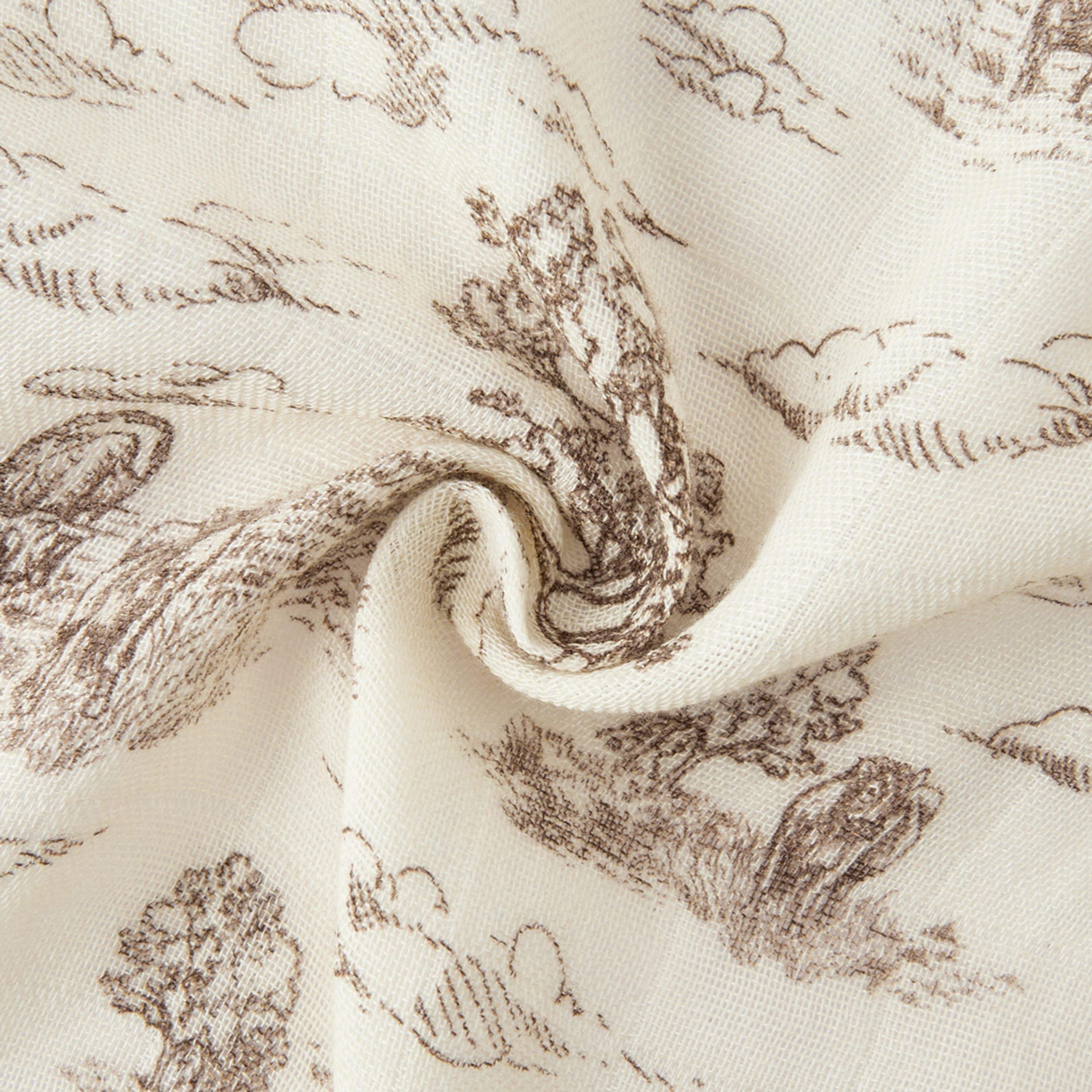 Country Toile Bamboo Two-Piece Burp Cloth Set image number 4