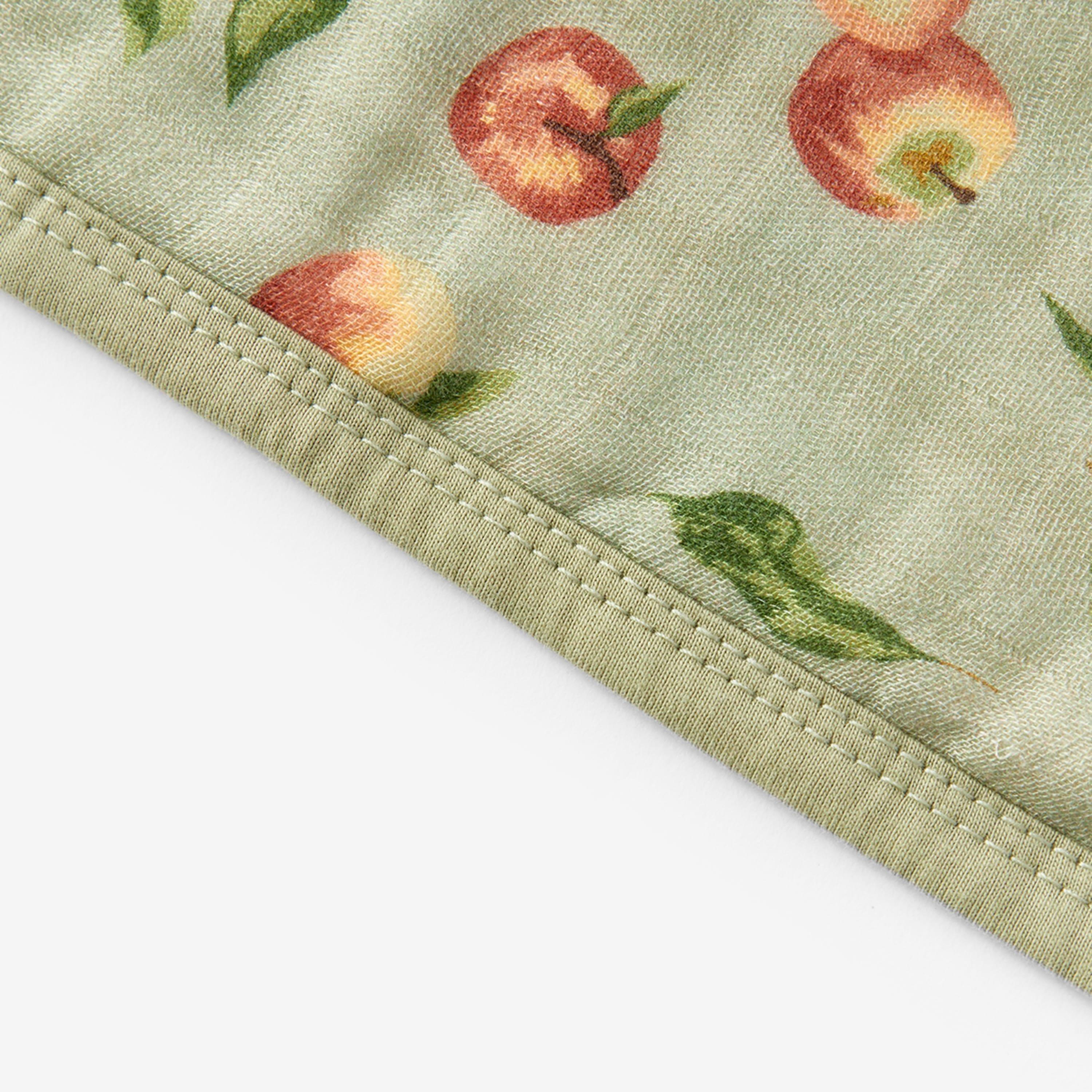 Apple Orchard Contour Four Layer Burp Cloth image number 4