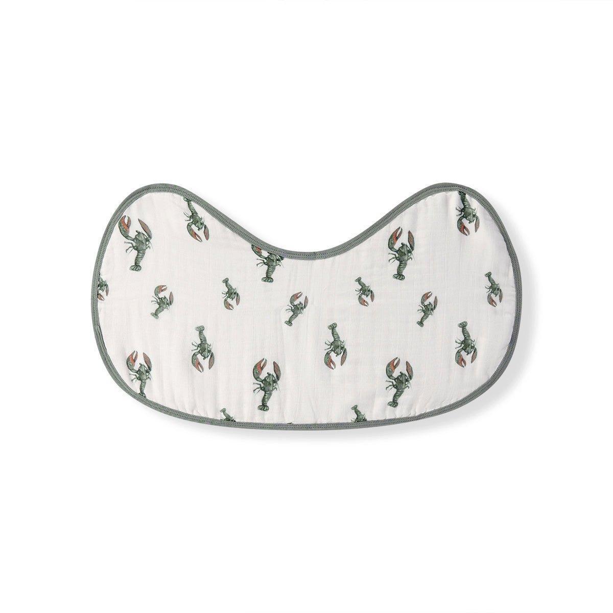 Mint Lobster Contour Four Layer Burp Cloth image number 2