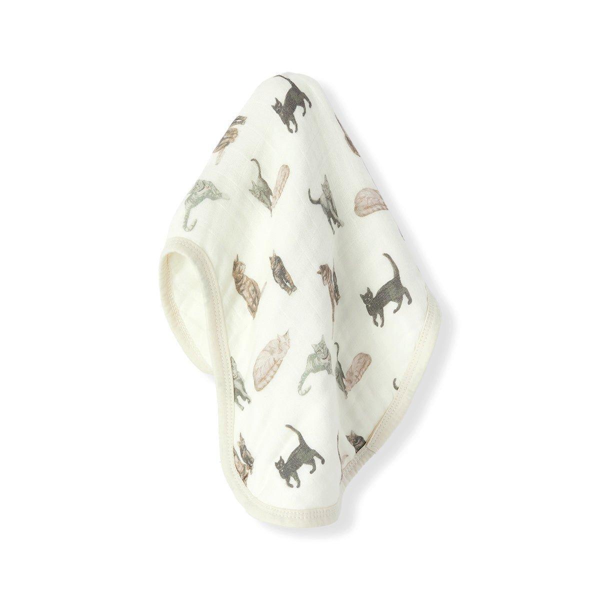 Cat Contour Four Layer Burp Cloth image number 2