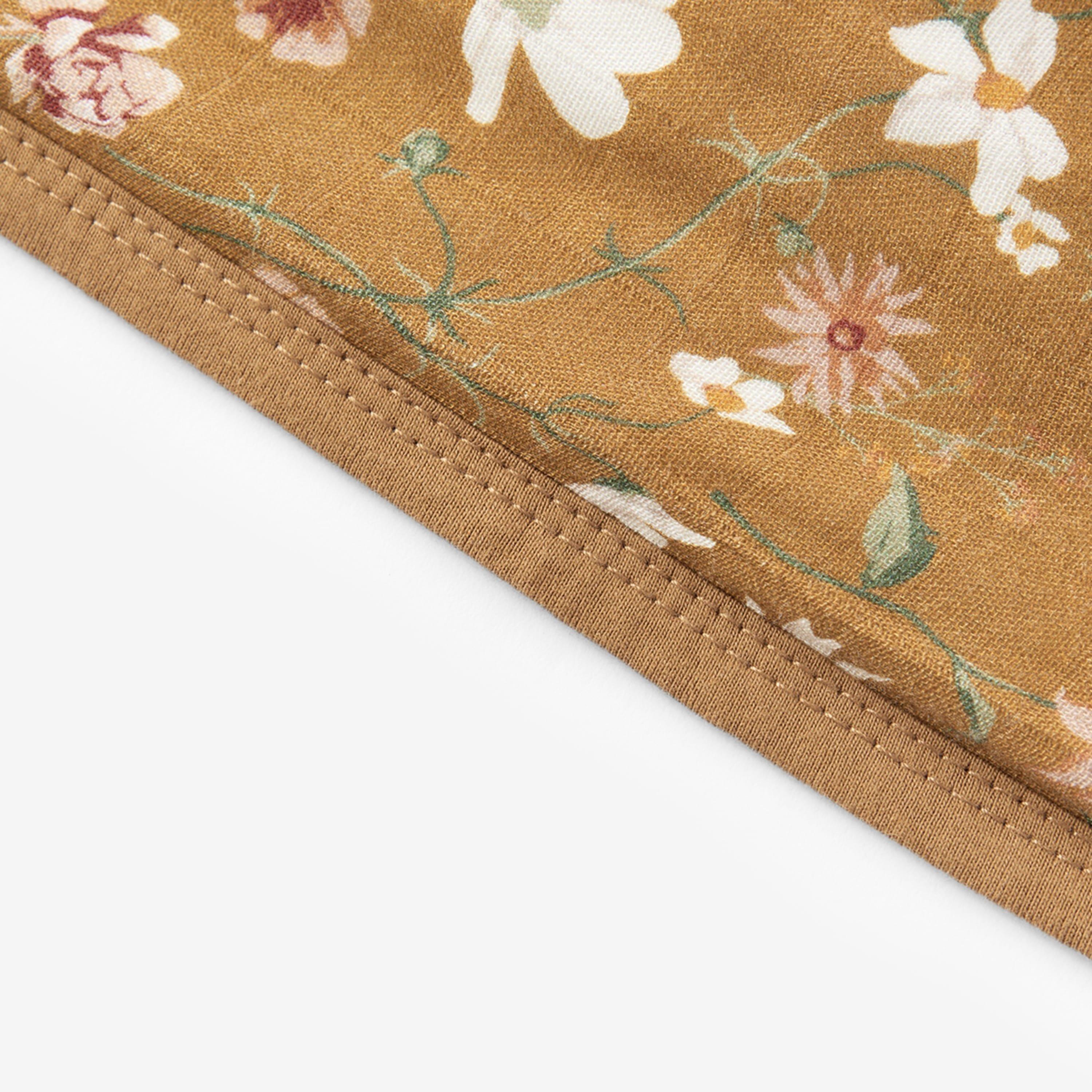 Wildflower Contour Four Layer Burp Cloth image number 4