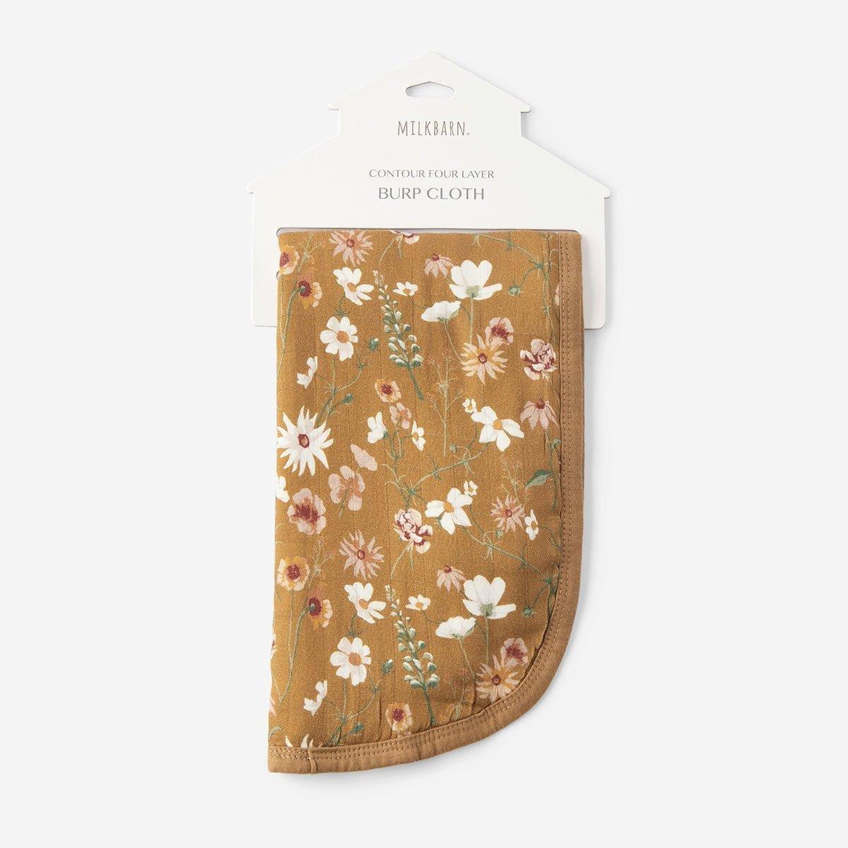 Wildflower Contour Four Layer Burp Cloth image number 1