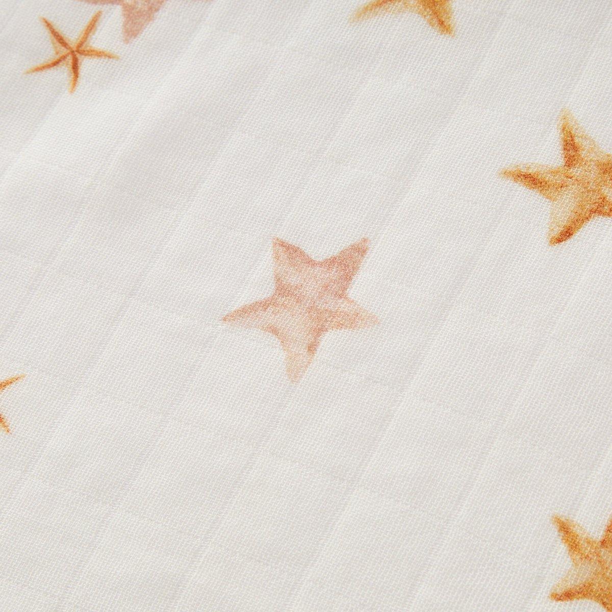 Starfish Dreams Bamboo Two-Piece Burp Cloth Set image number 3