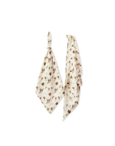 Picnic Organic Cotton Two-Piece Burp Cloth Set
