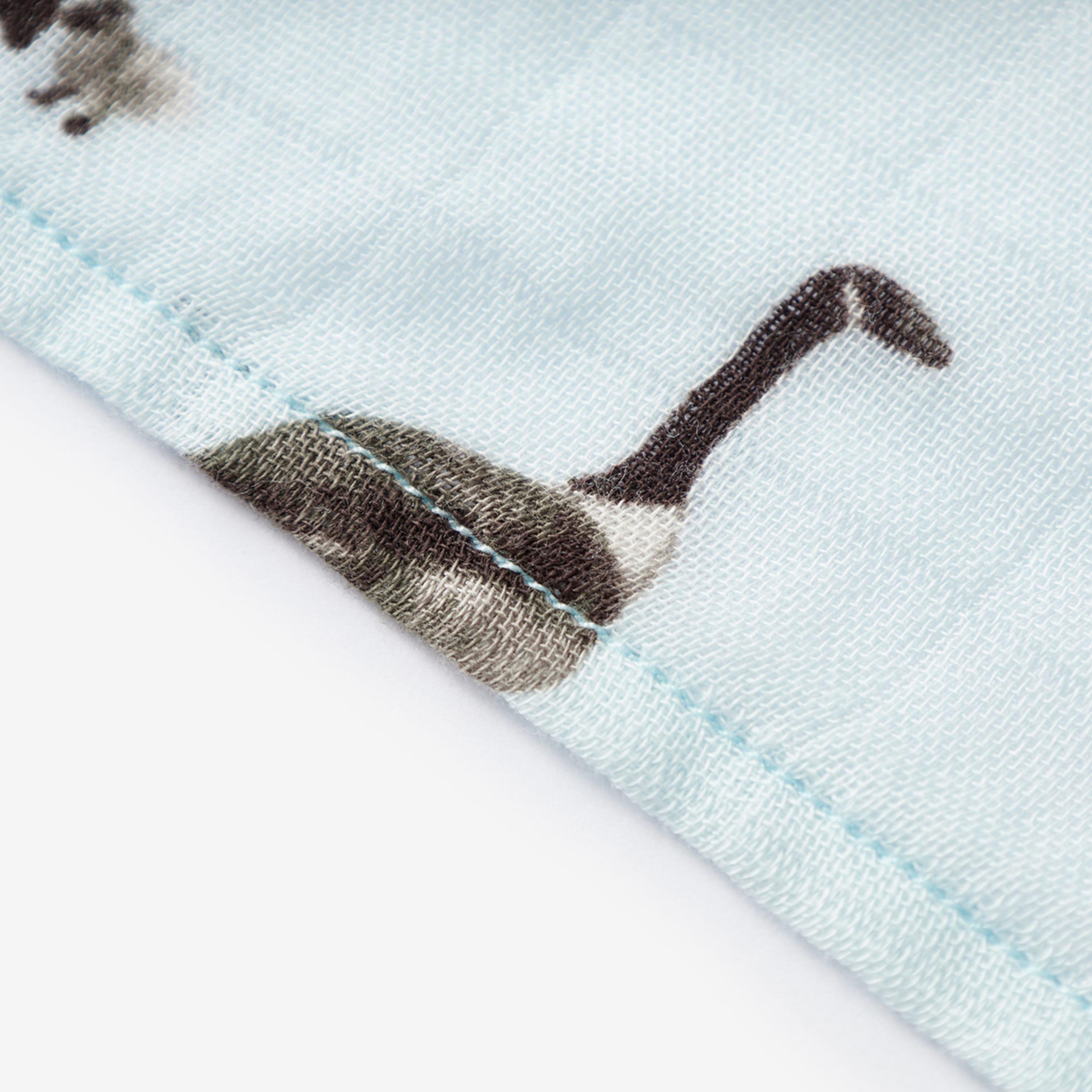 Goose Bamboo Two-Piece Burp Cloth Set image number 2