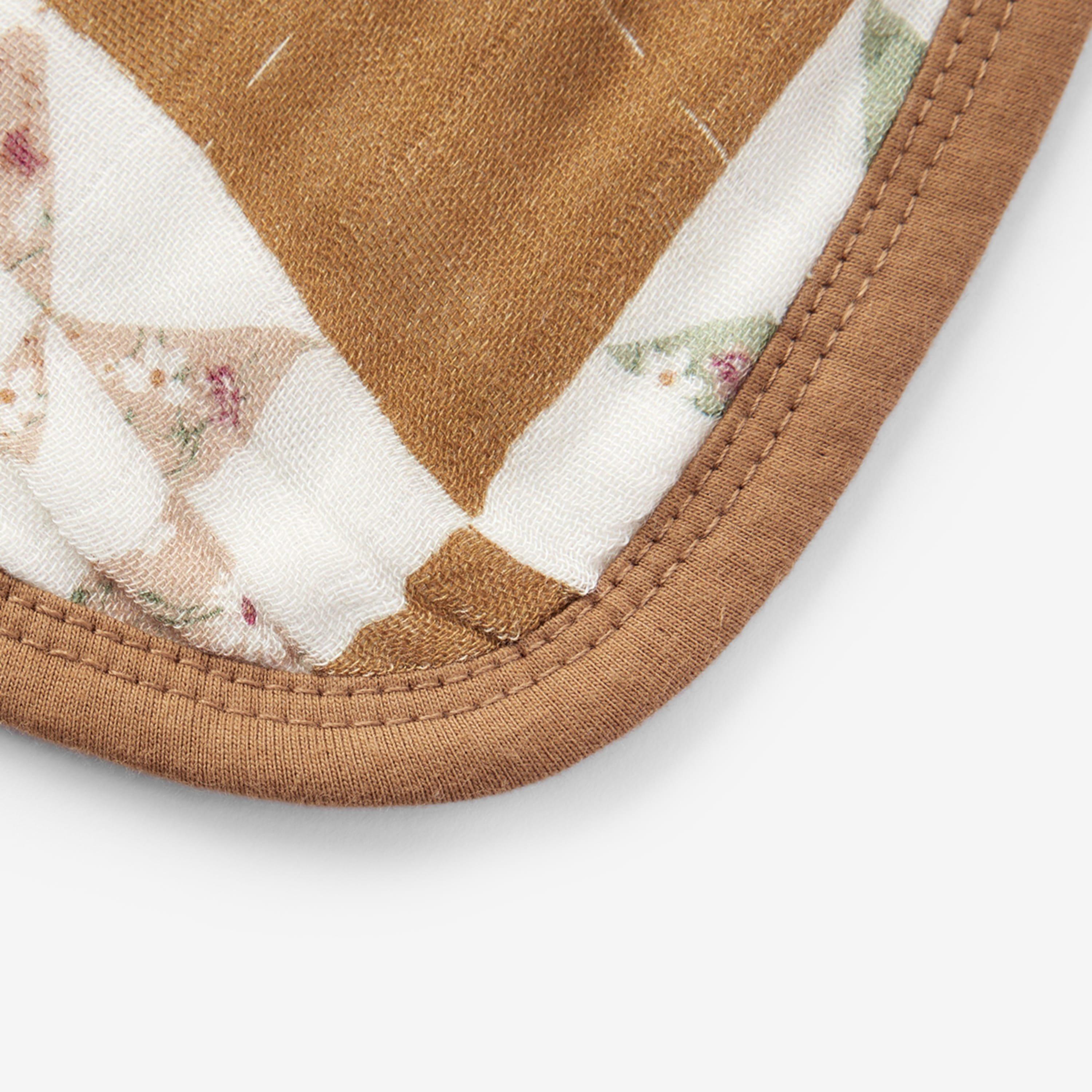 Quilt Contour Four Layer Burp Cloth image number 3