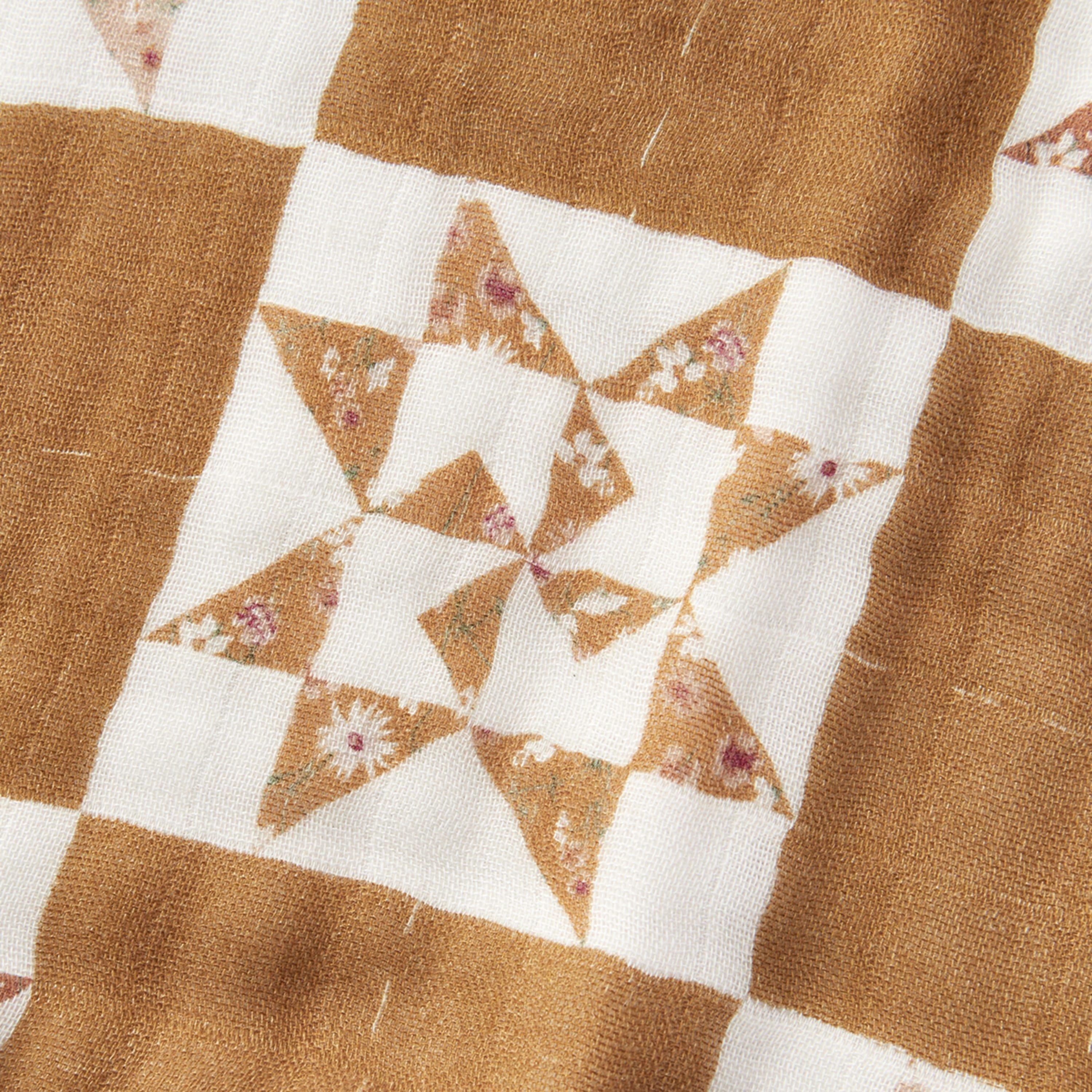Quilt Contour Four Layer Burp Cloth image number 4