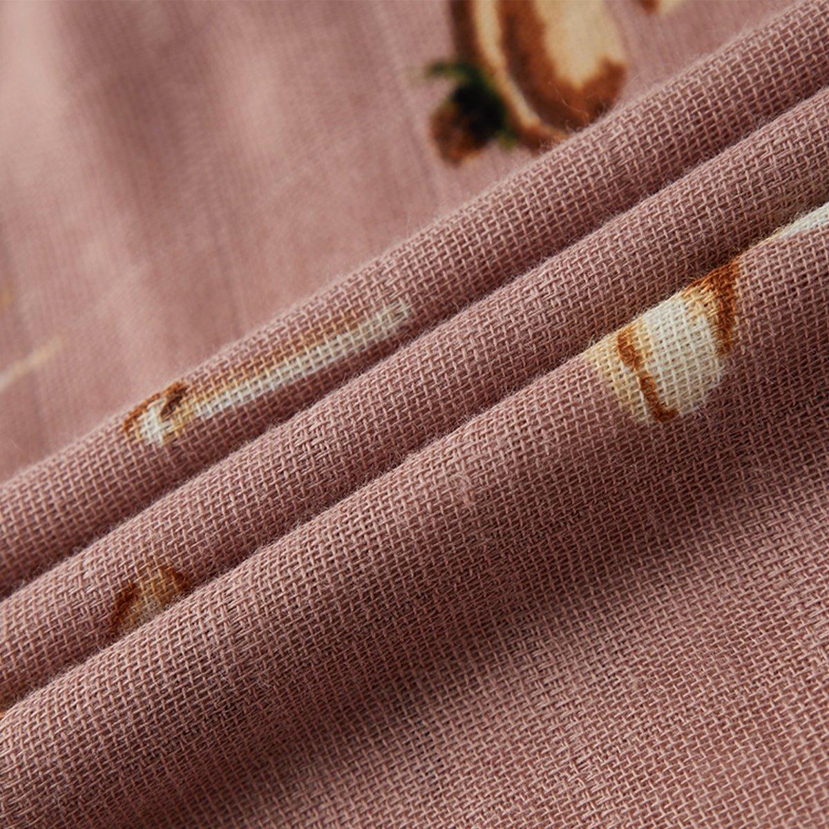 Mushroom Contour Four Layer Burp Cloth image number 4