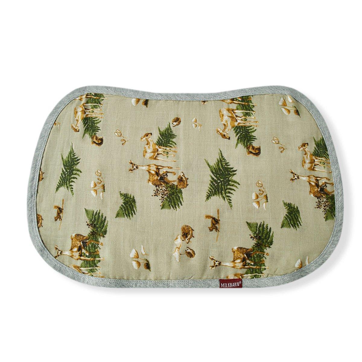 Forest Party Contour Four Layer Burp Cloth image number 1