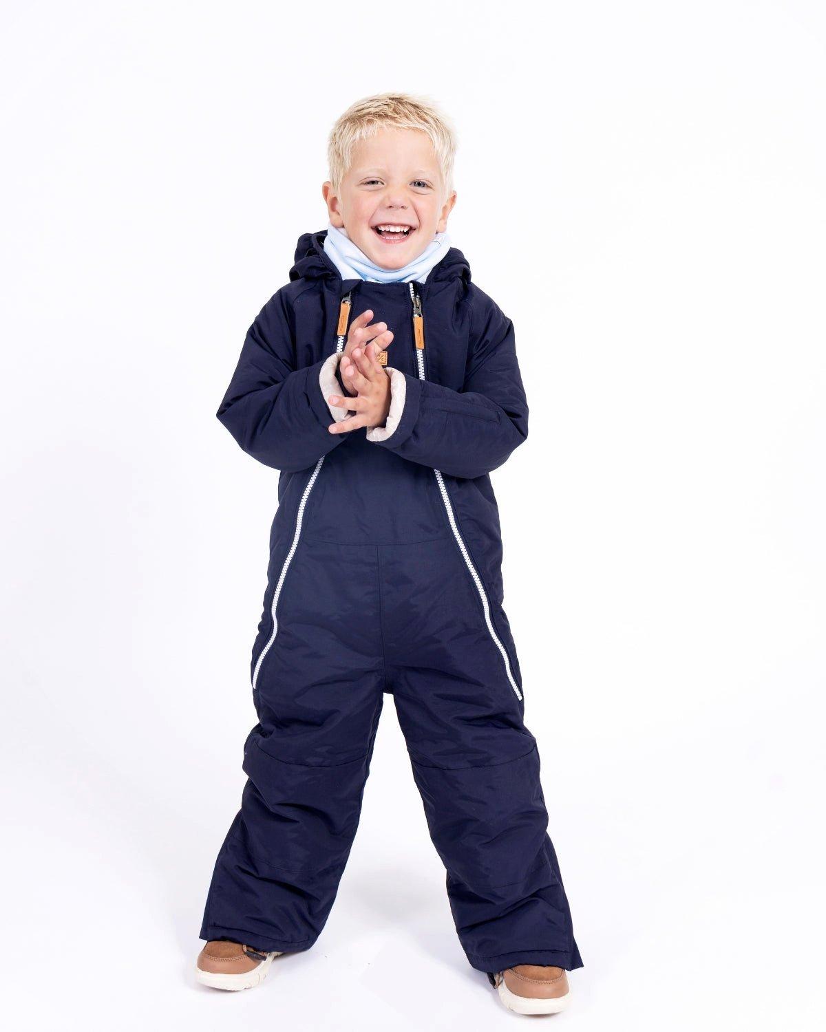 Kids Snowsuit in Navy Blue image number 2
