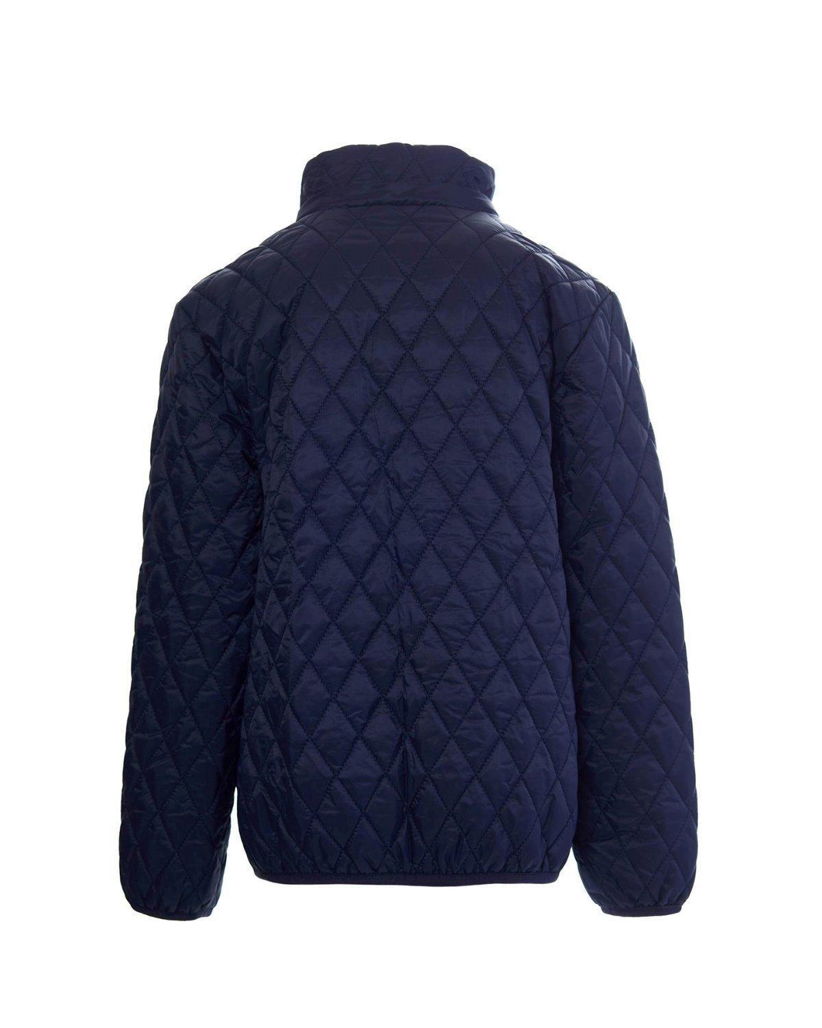 Kids Navy Blue Puffer Jacket image number 1