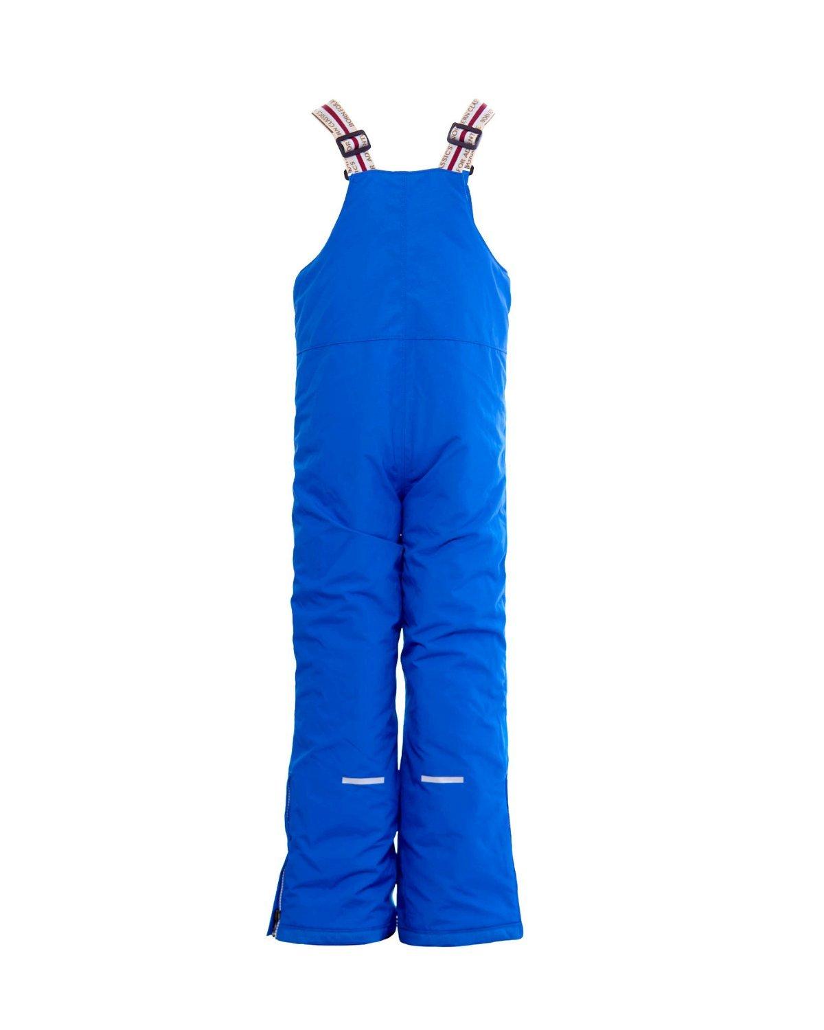 Kids Varsity Blue Bib Snow Pant image number 1