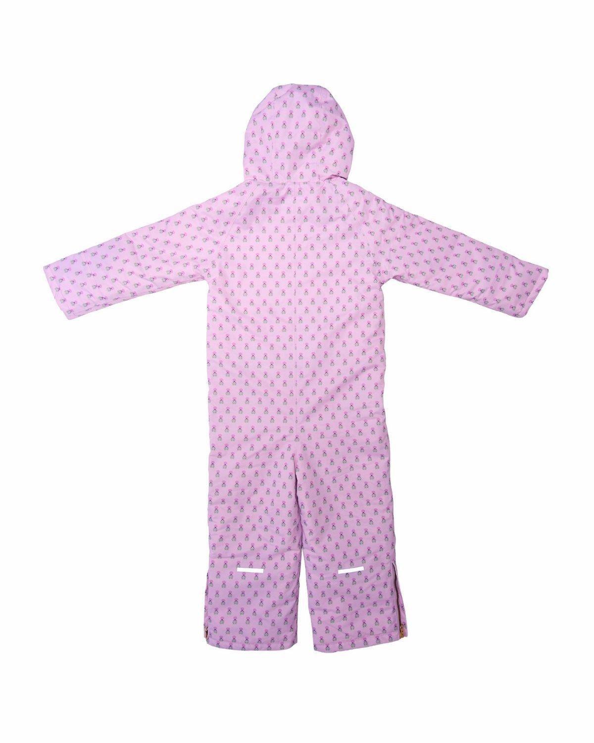 Kids Snowsuit in Pink Marigold image number 1
