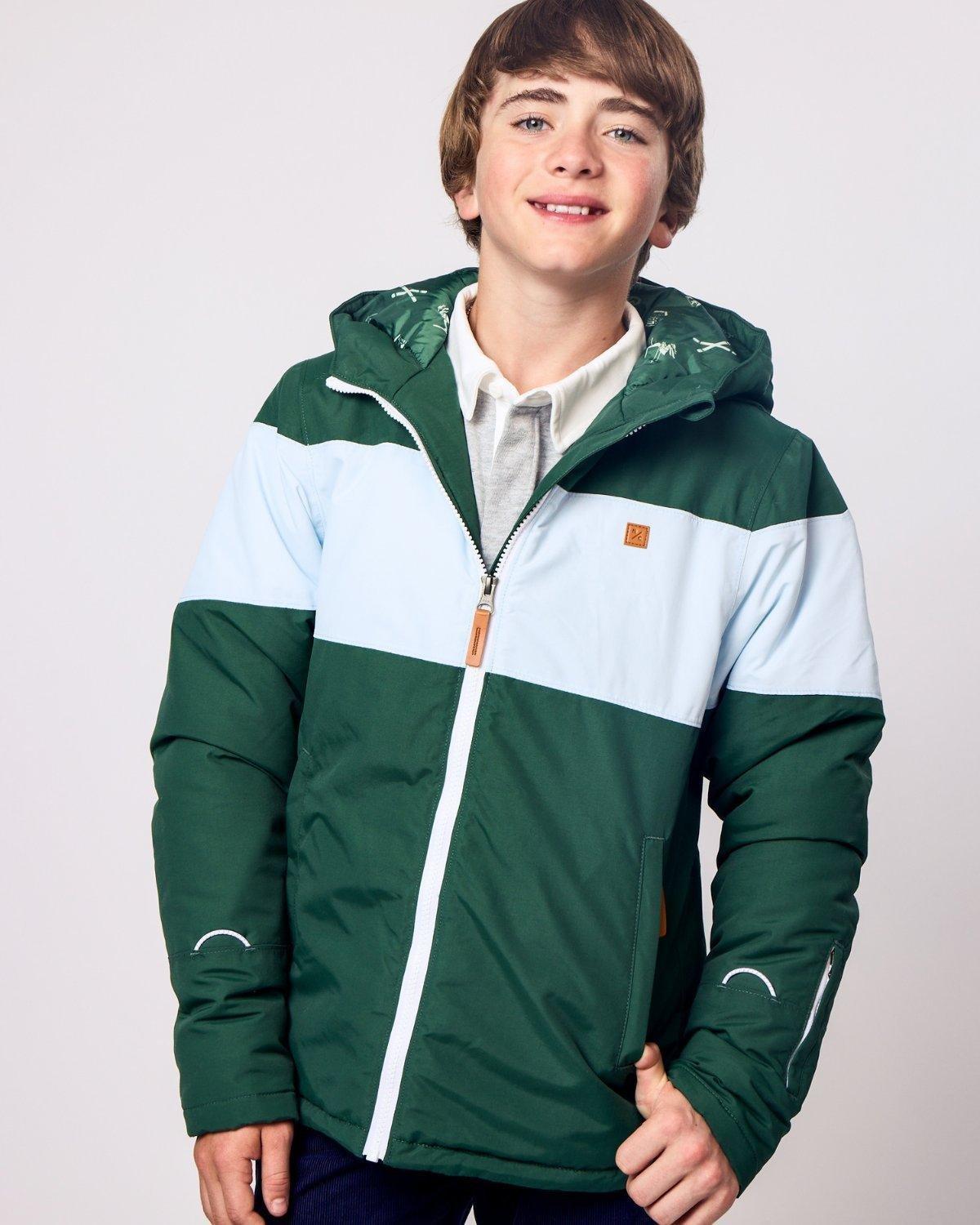 Kids Ivy Green Winter Coat image number 2