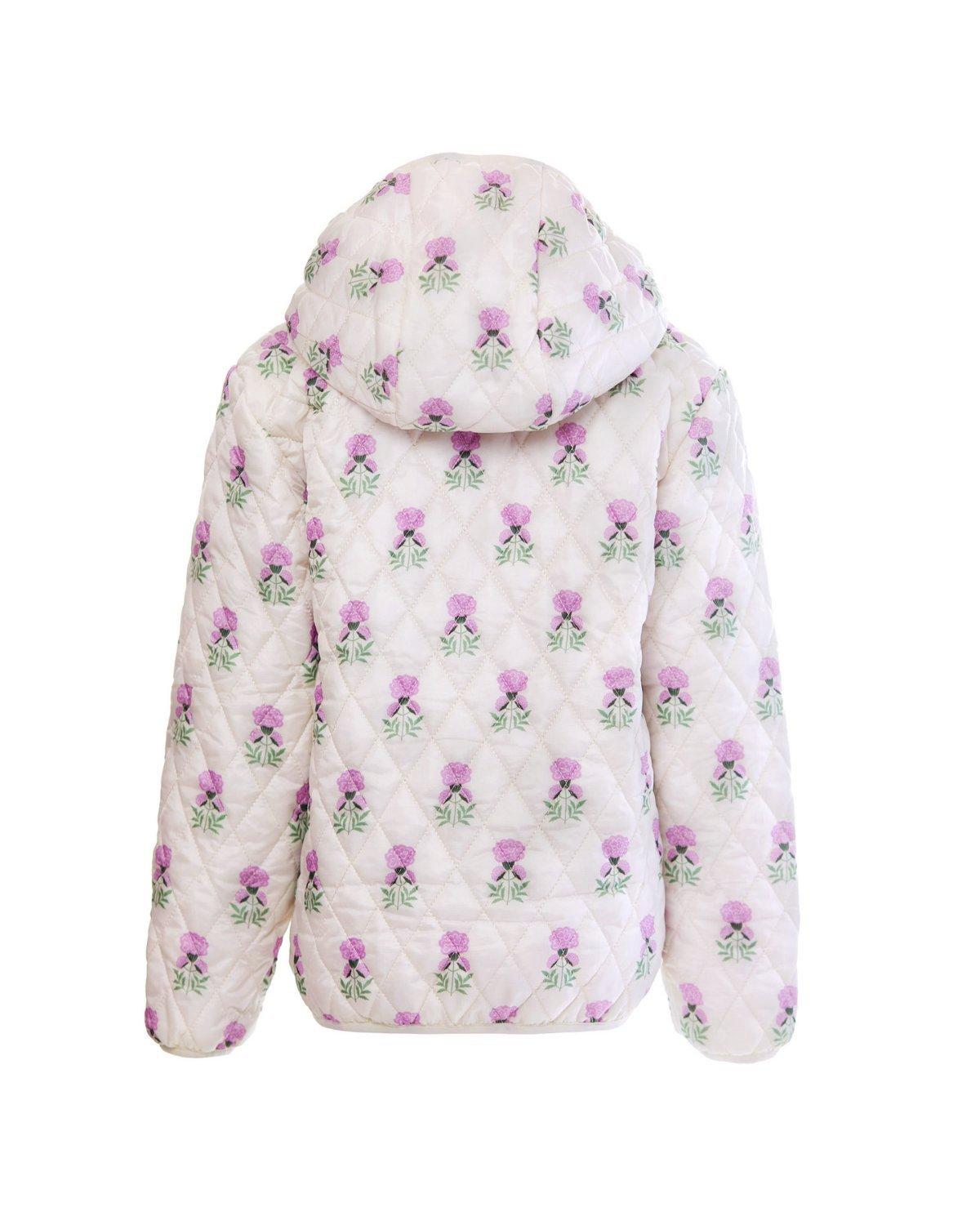 Kids Winter White Marigold Puffer Jacket image number 1