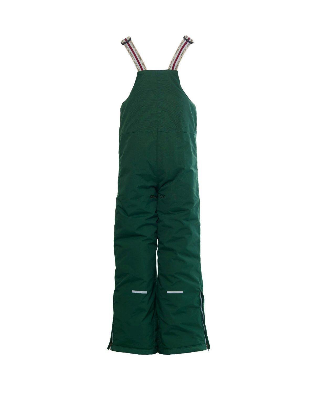 Kids Ivy Green Bib Snow Pant image number 1