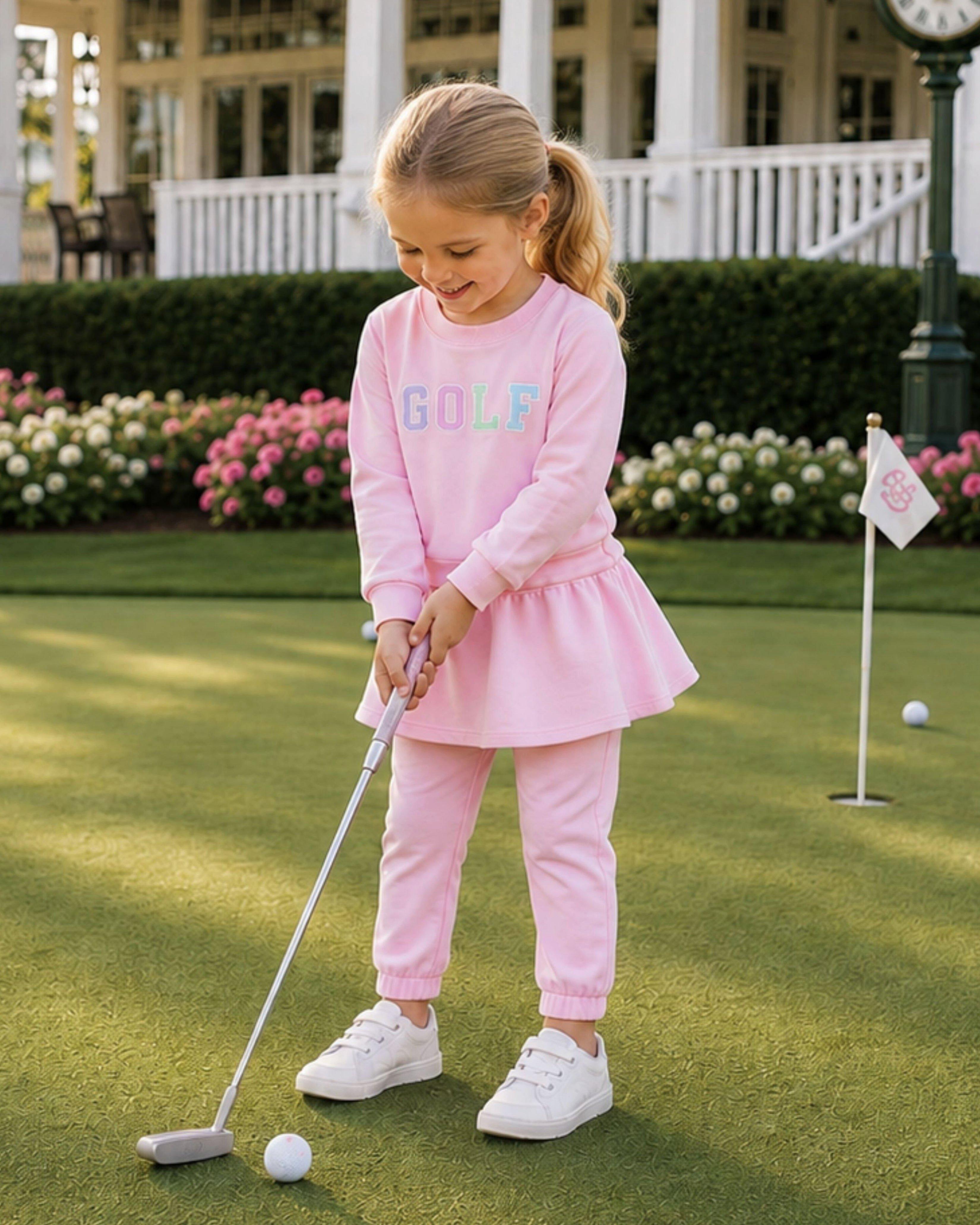Rainbow Golf Crewneck Sweatshirt image number 3