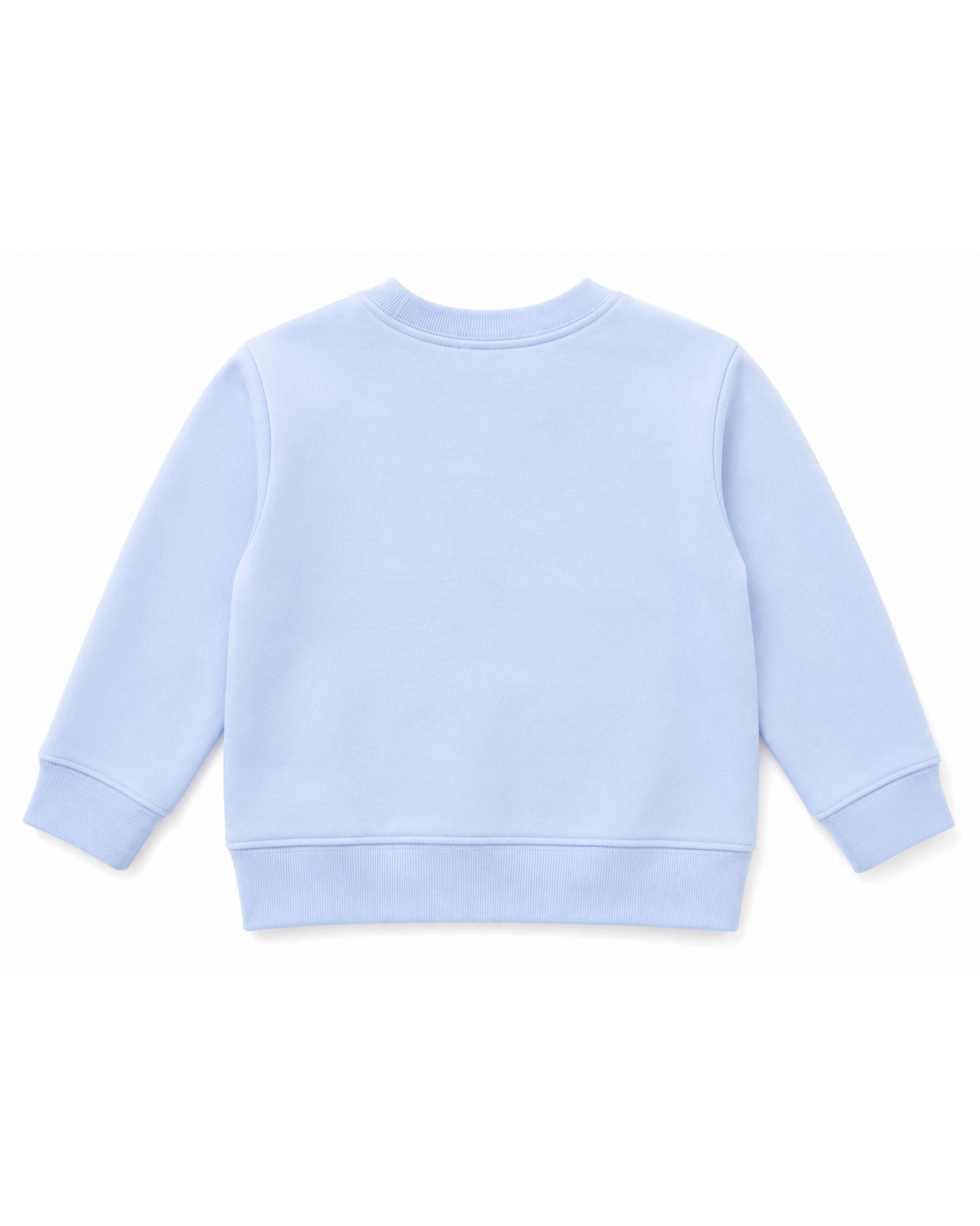 Jack-O-Lantern Crewneck Sweatshirt, Blue image number 3