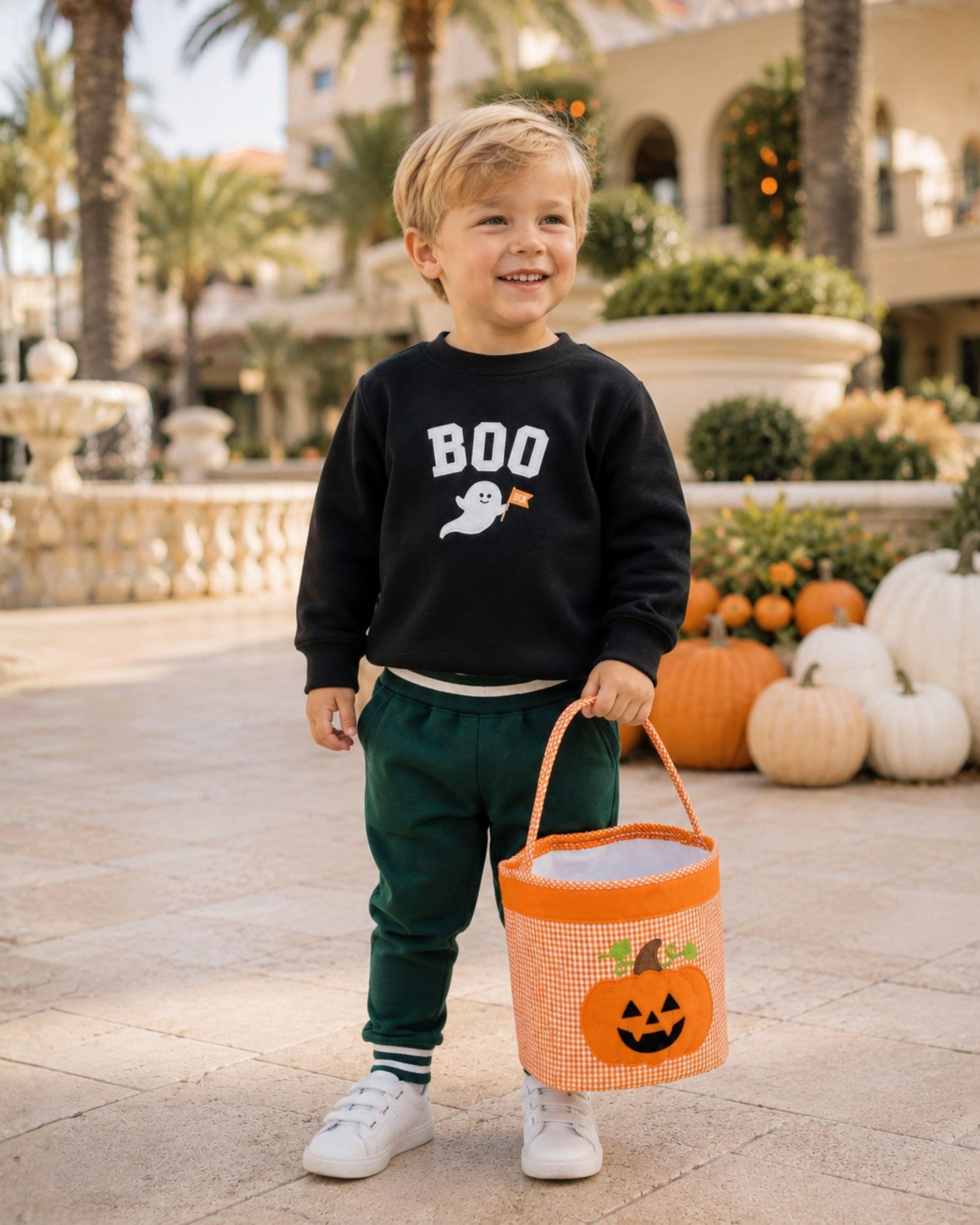 Jack-O-Lantern Halloween Trick-or-Treat Tote image number 2