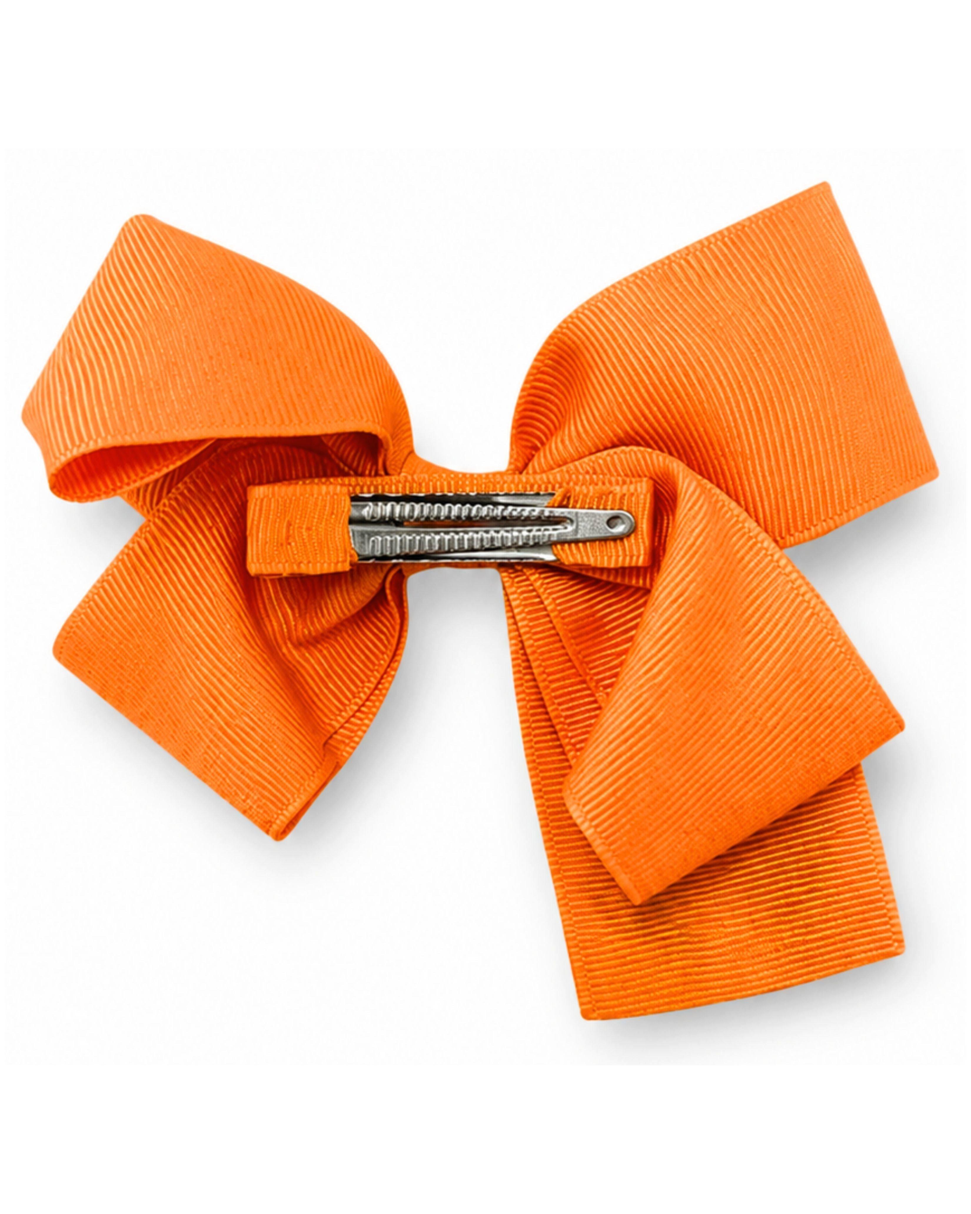 Jack-O-Lantern Halloween Hair Bow image number 2