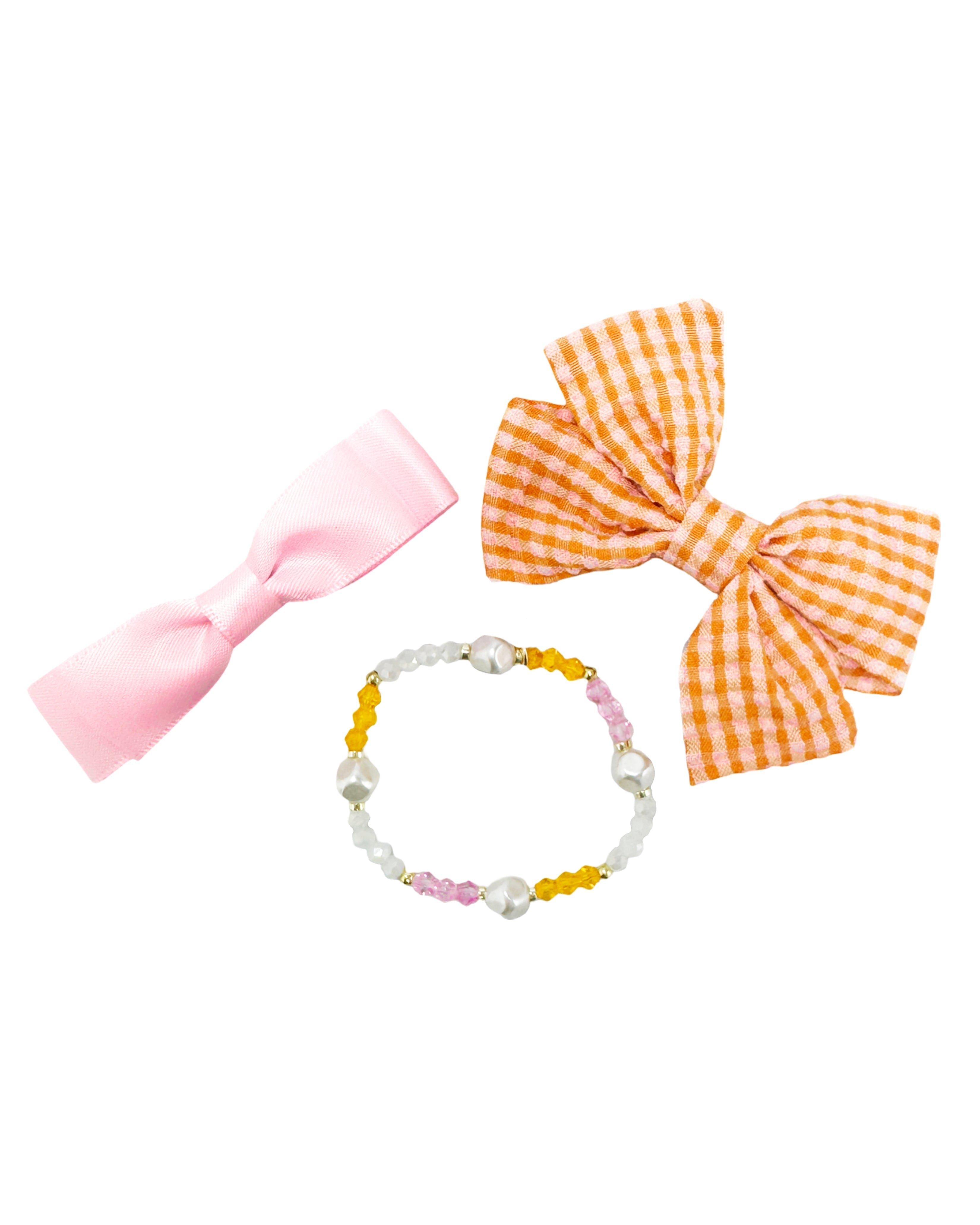 Pumpkin Bows & Bracelet Gift Set image number 1
