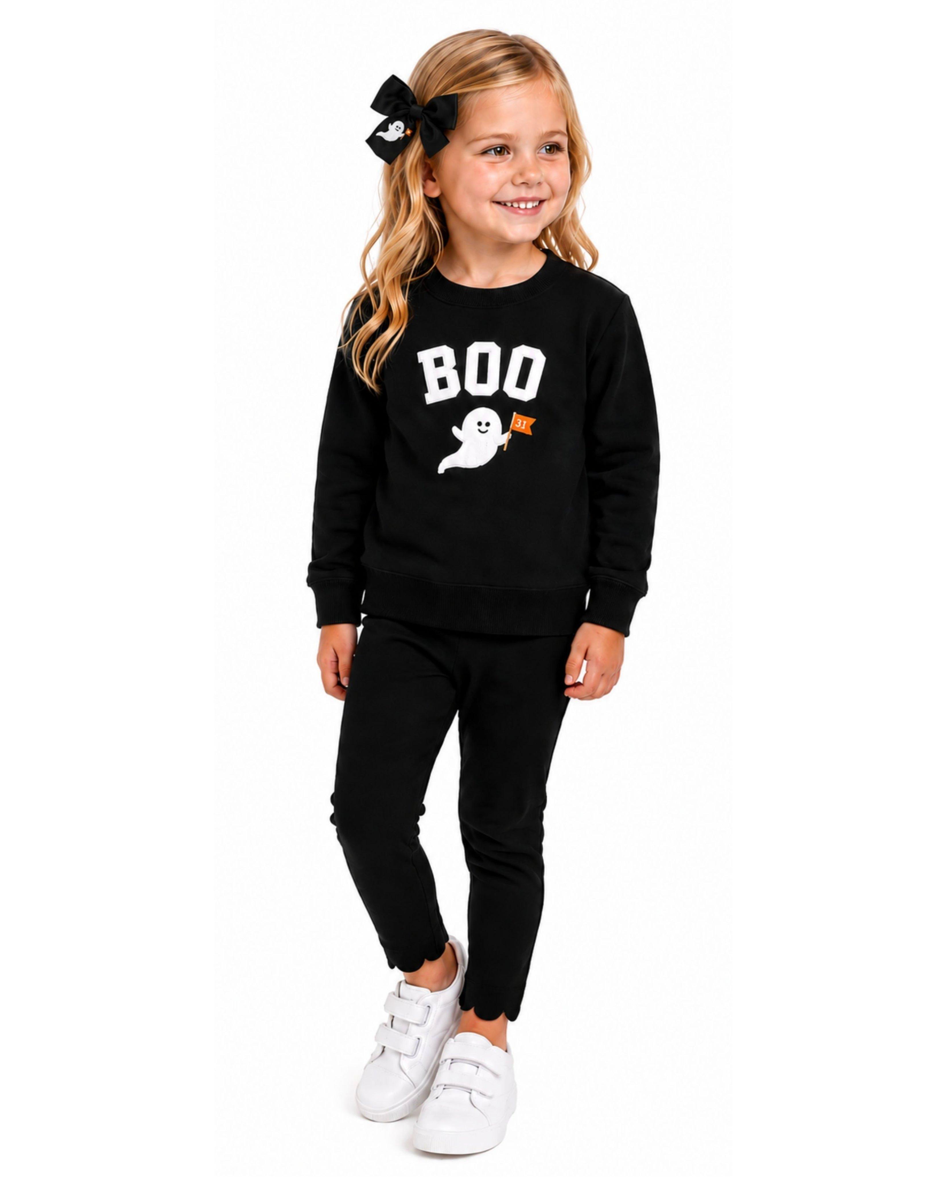 Ghost Halloween Hair Bow image number 1