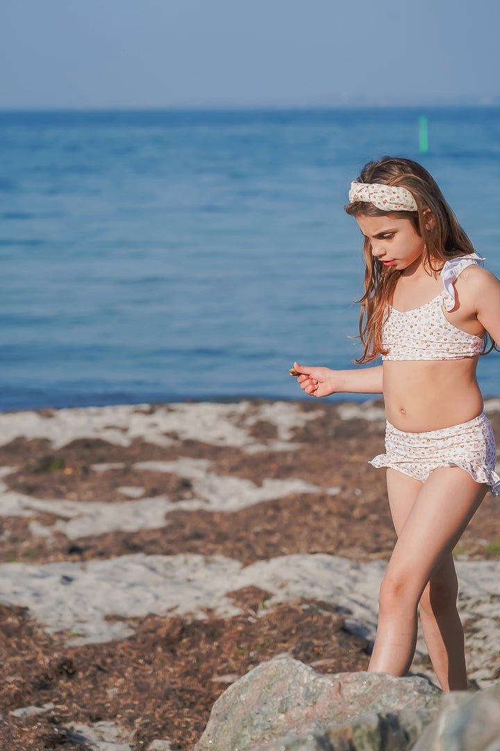 Classic Knot Headband | Organic Cotton | Sunset Meadow image number 4
