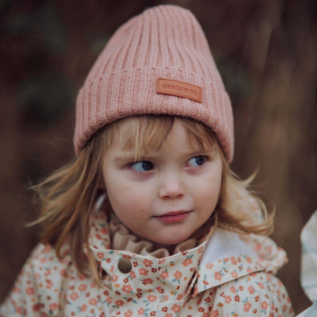 Knit Beanie Wide Rib | Sunset image number 2
