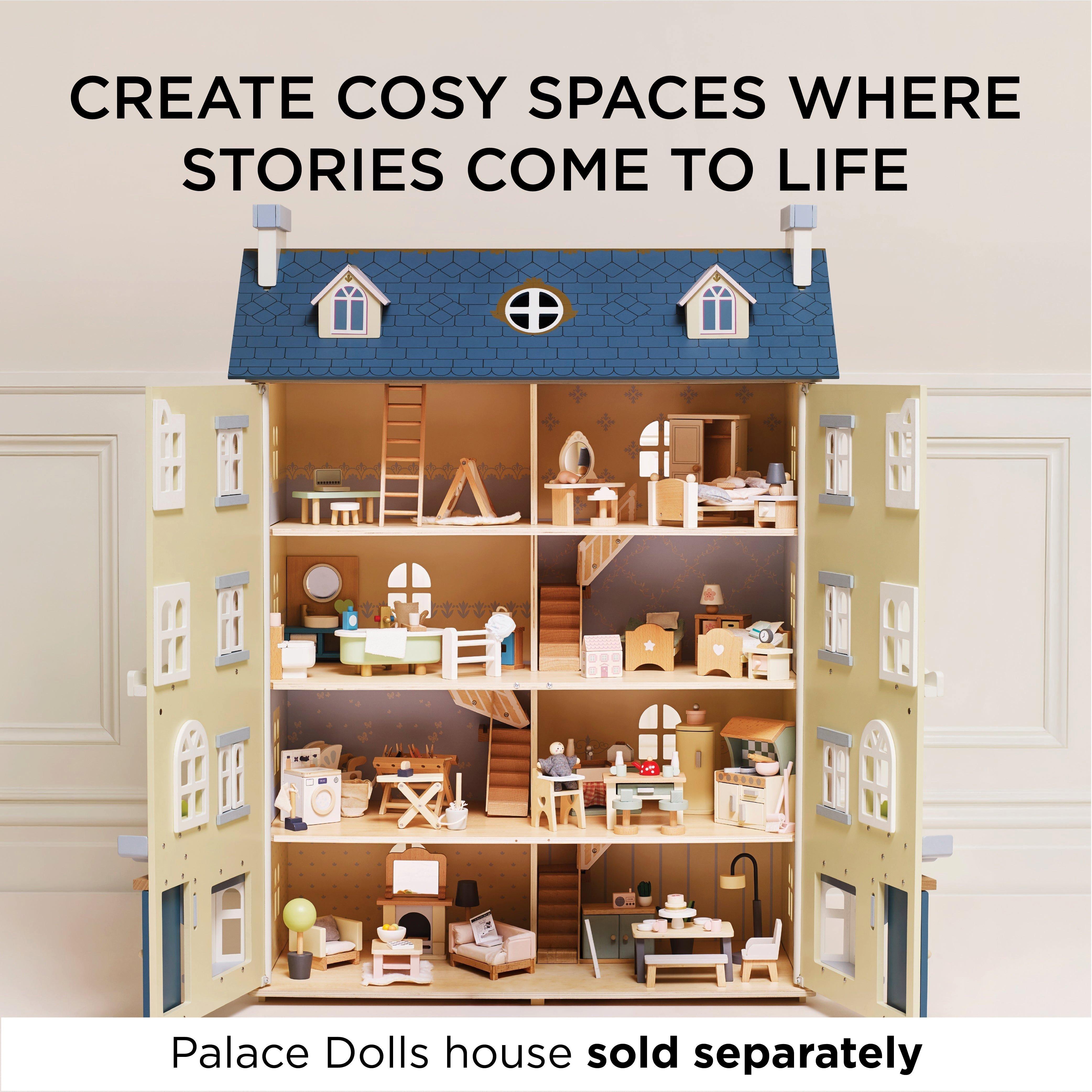 Deluxe Dolls House Furniture Set image number 1