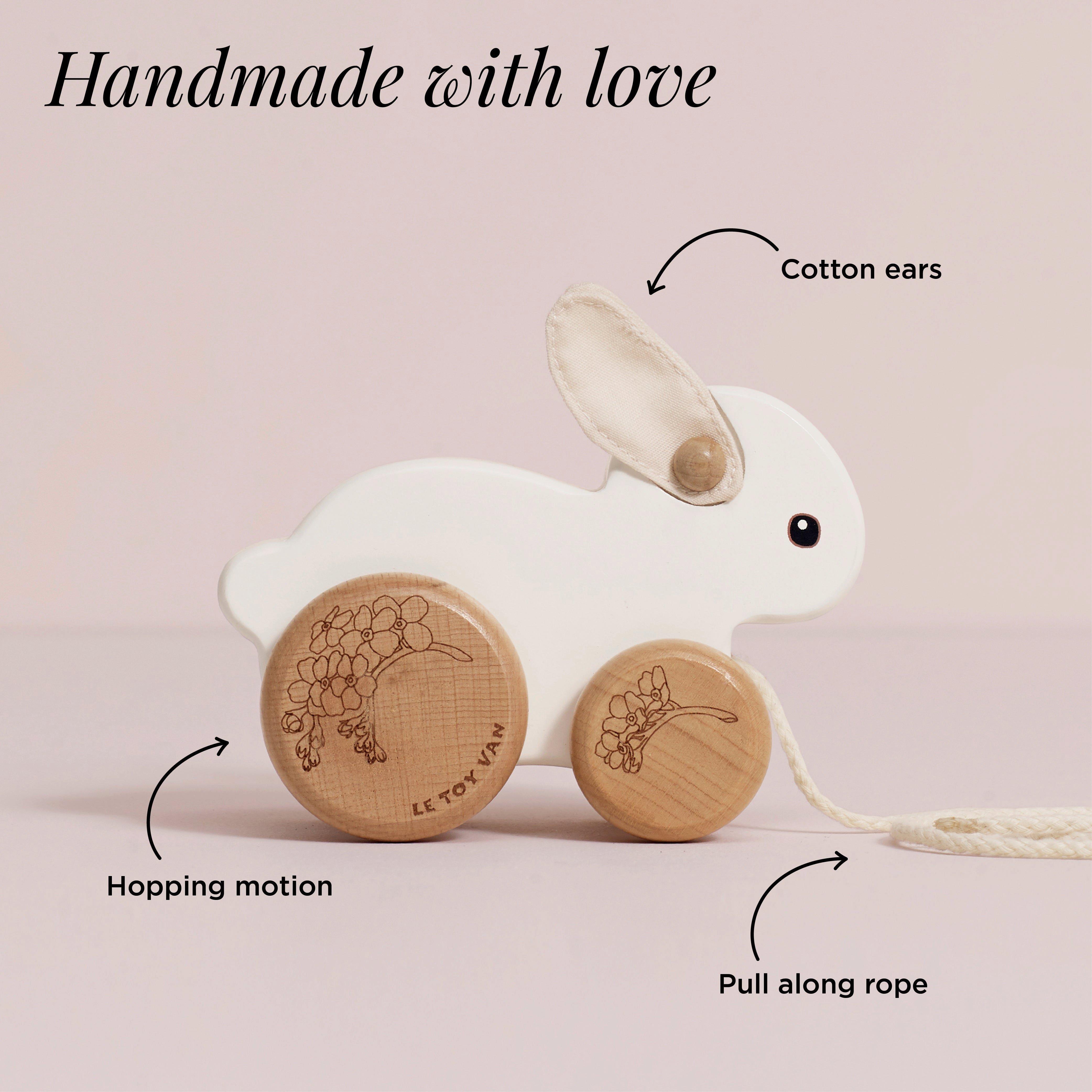 Pull Along Hopping Bunny image number 2