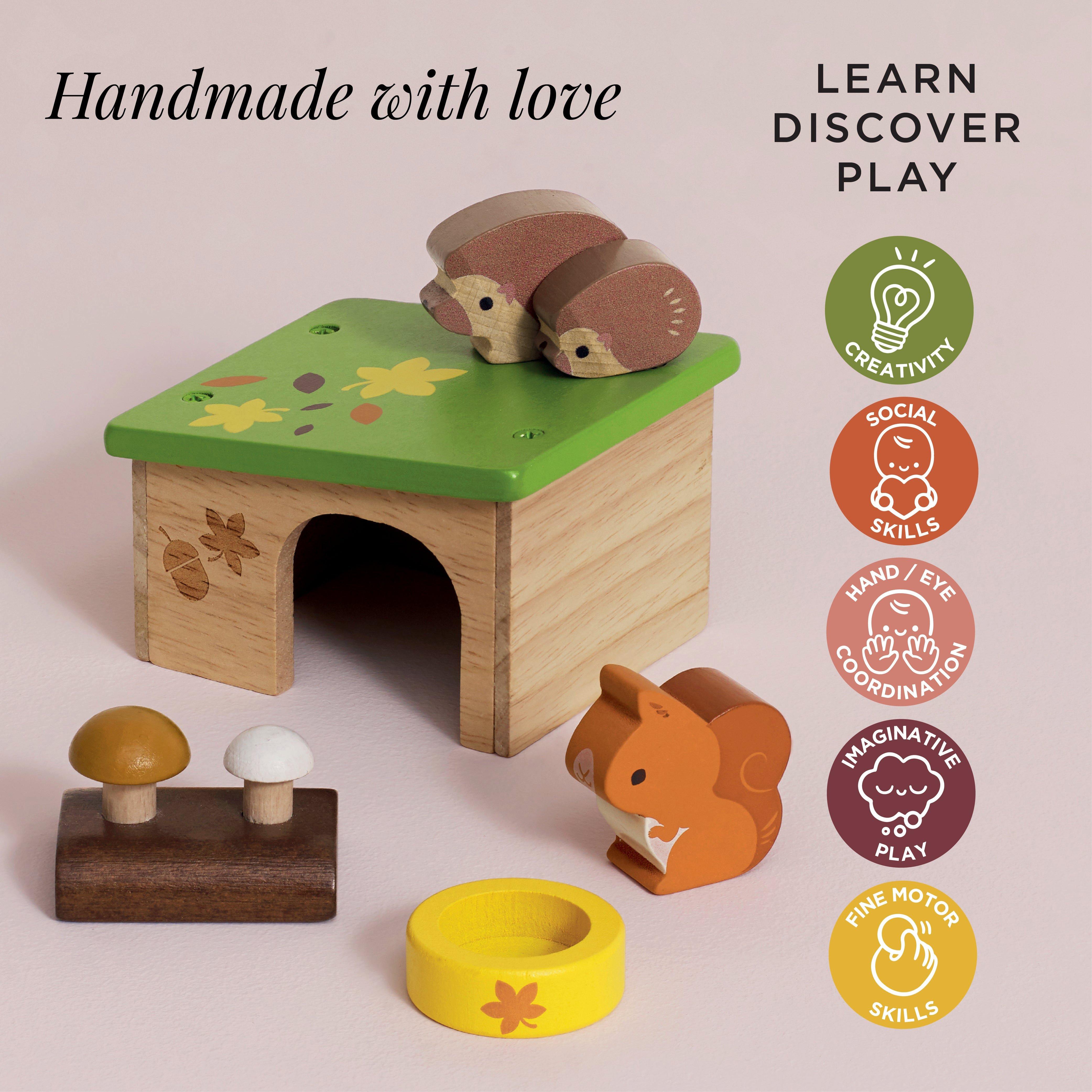 Hedgehog & Squirrel Animal Set image number 2