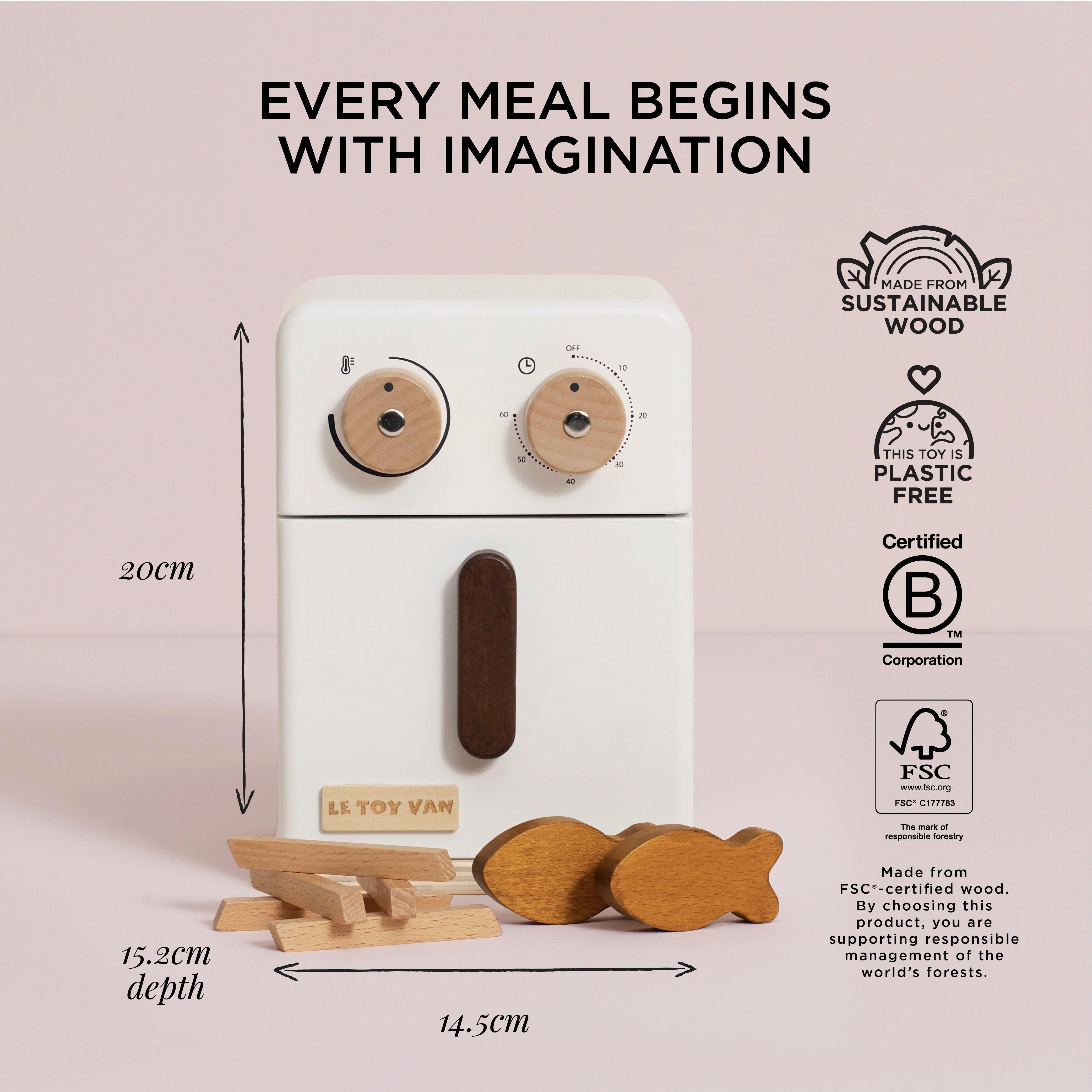 Wooden Air Fryer & Playfood image number 4