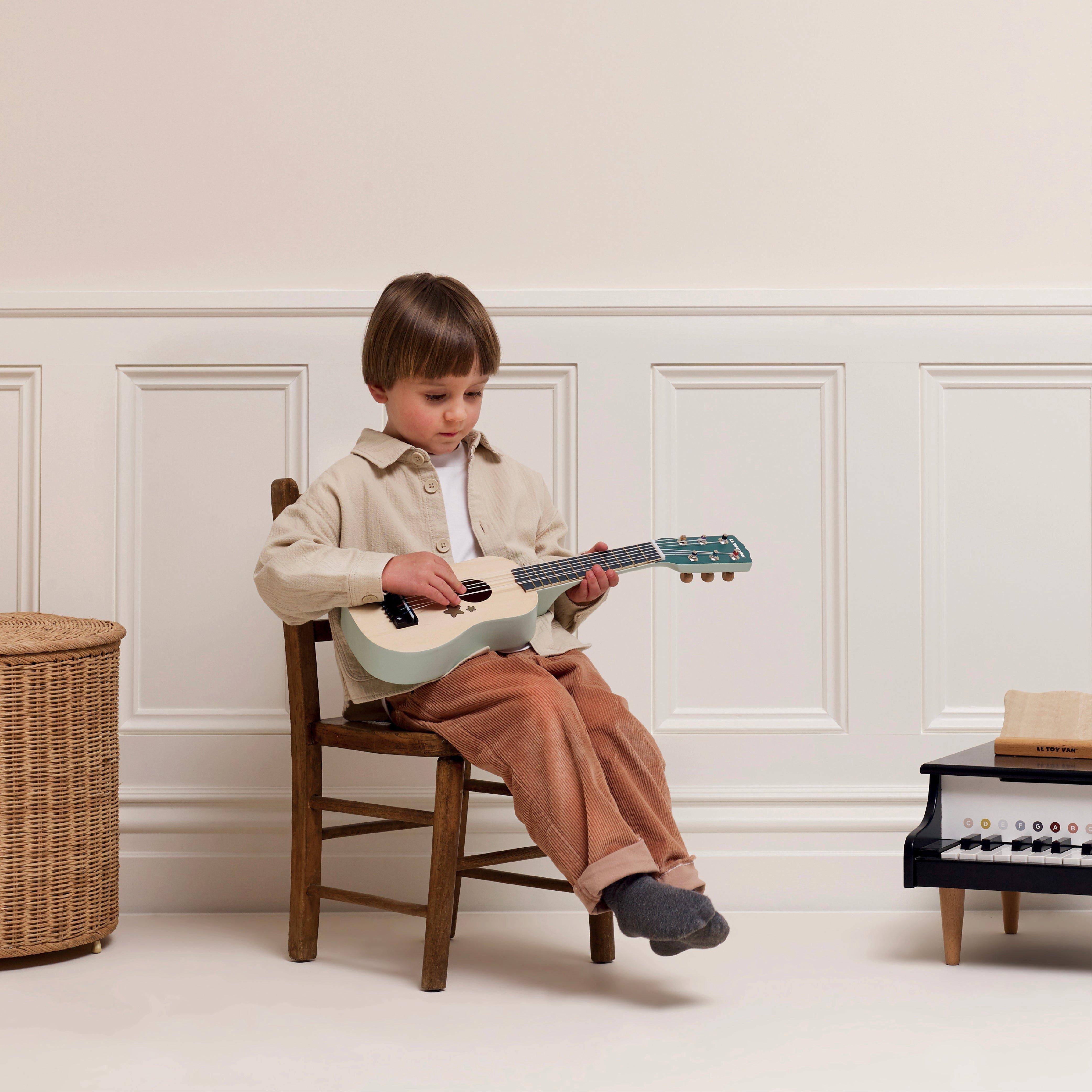 Wooden Guitar Toy Instrument image number 1