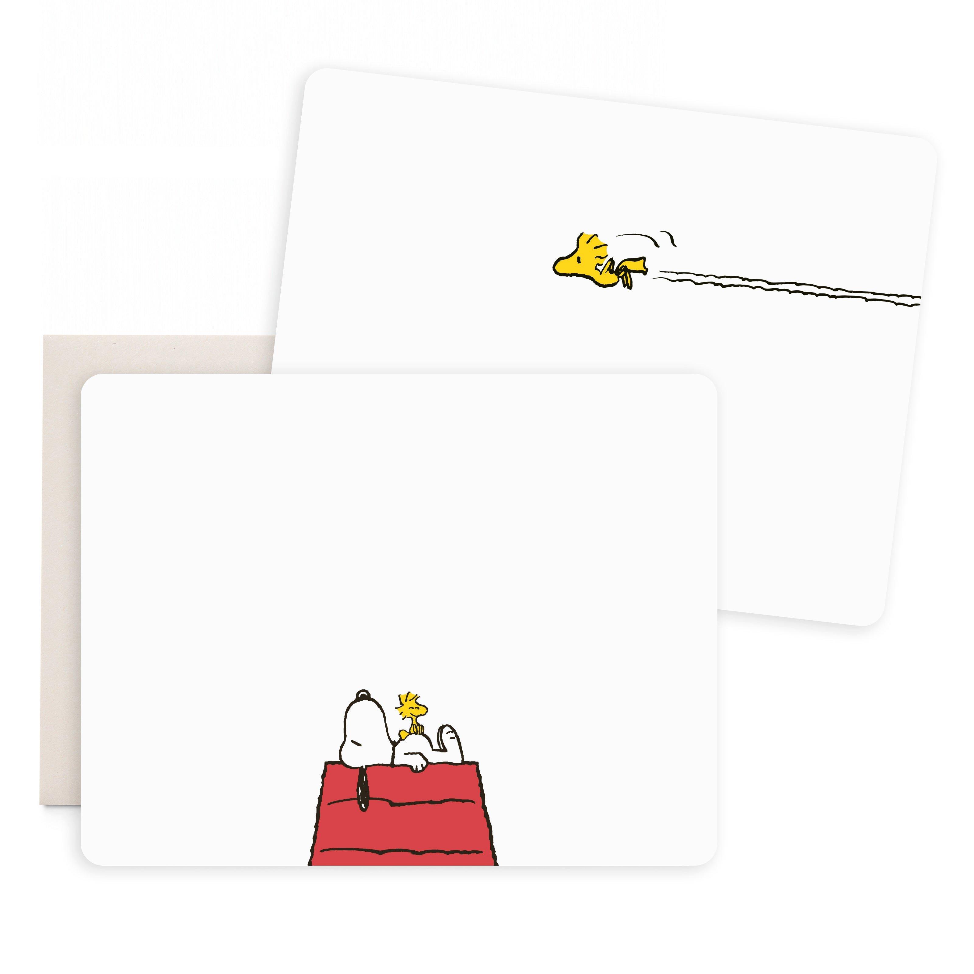 Peanuts Snoopy Dog House Flat Notes image number 1