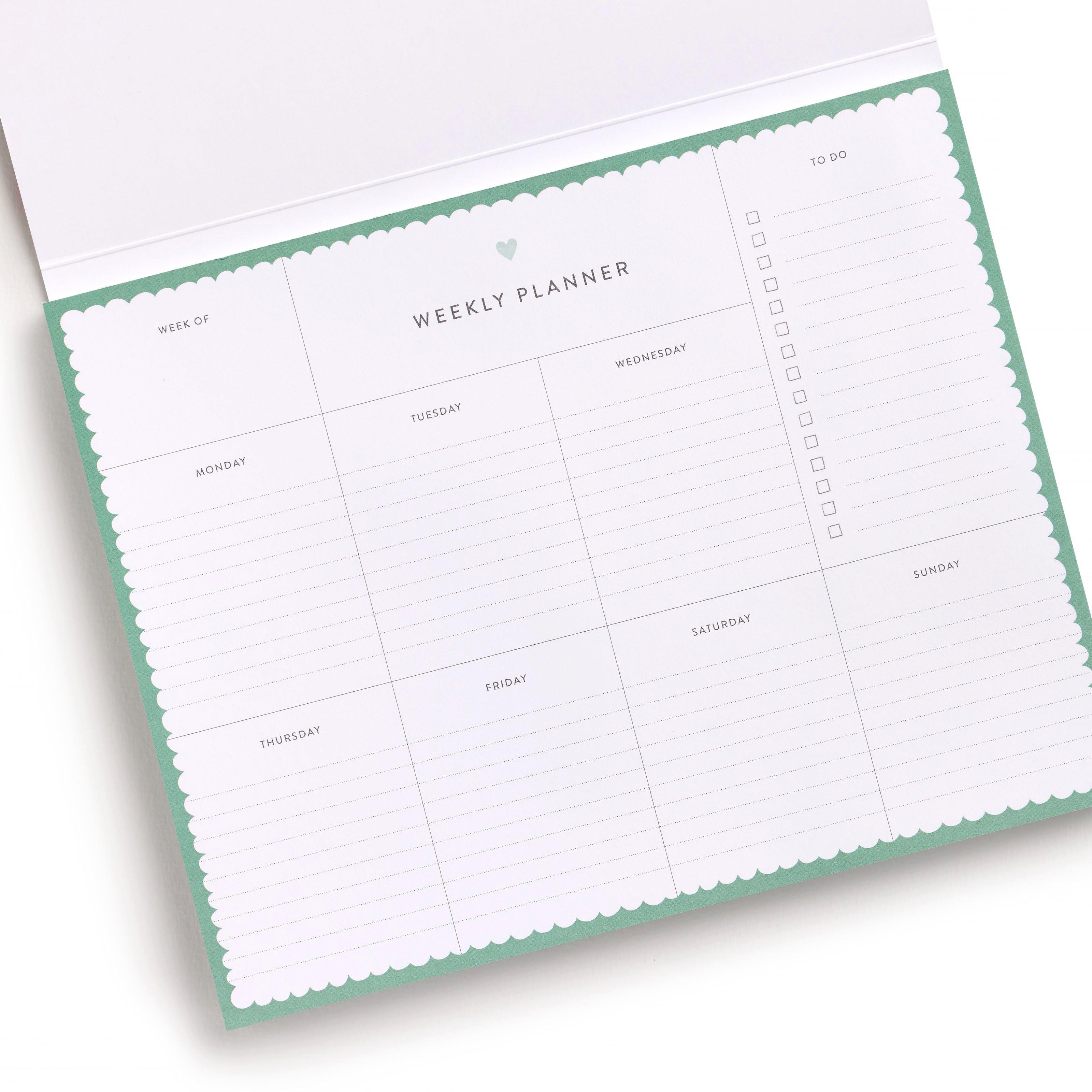 Happy Plaid Covered Planner image number 3