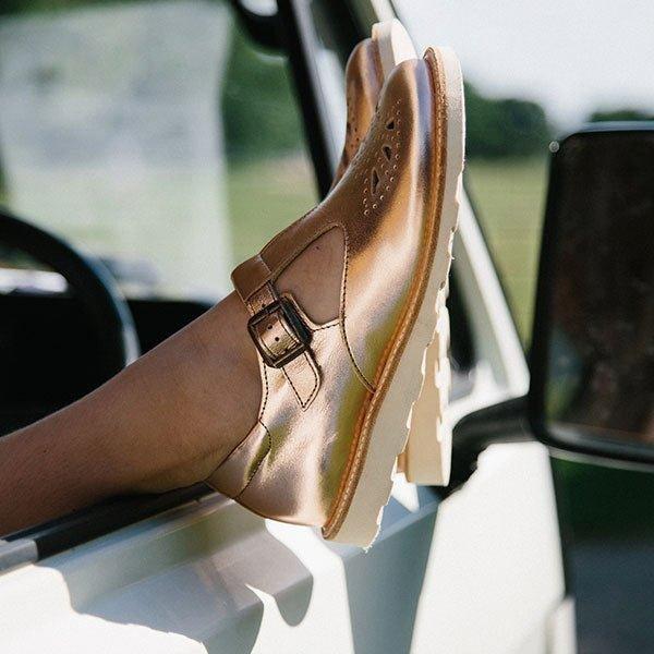 Rosie Gold Mary Janes image number 3