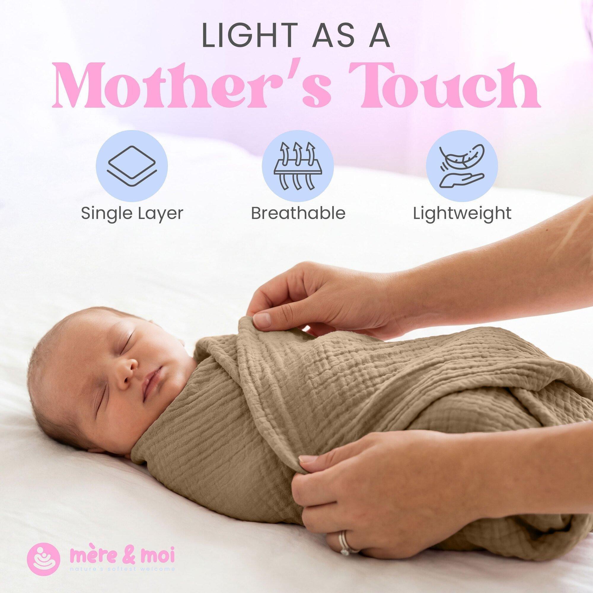 Baby Blanket: 2pk - Sand & Cream image number 2