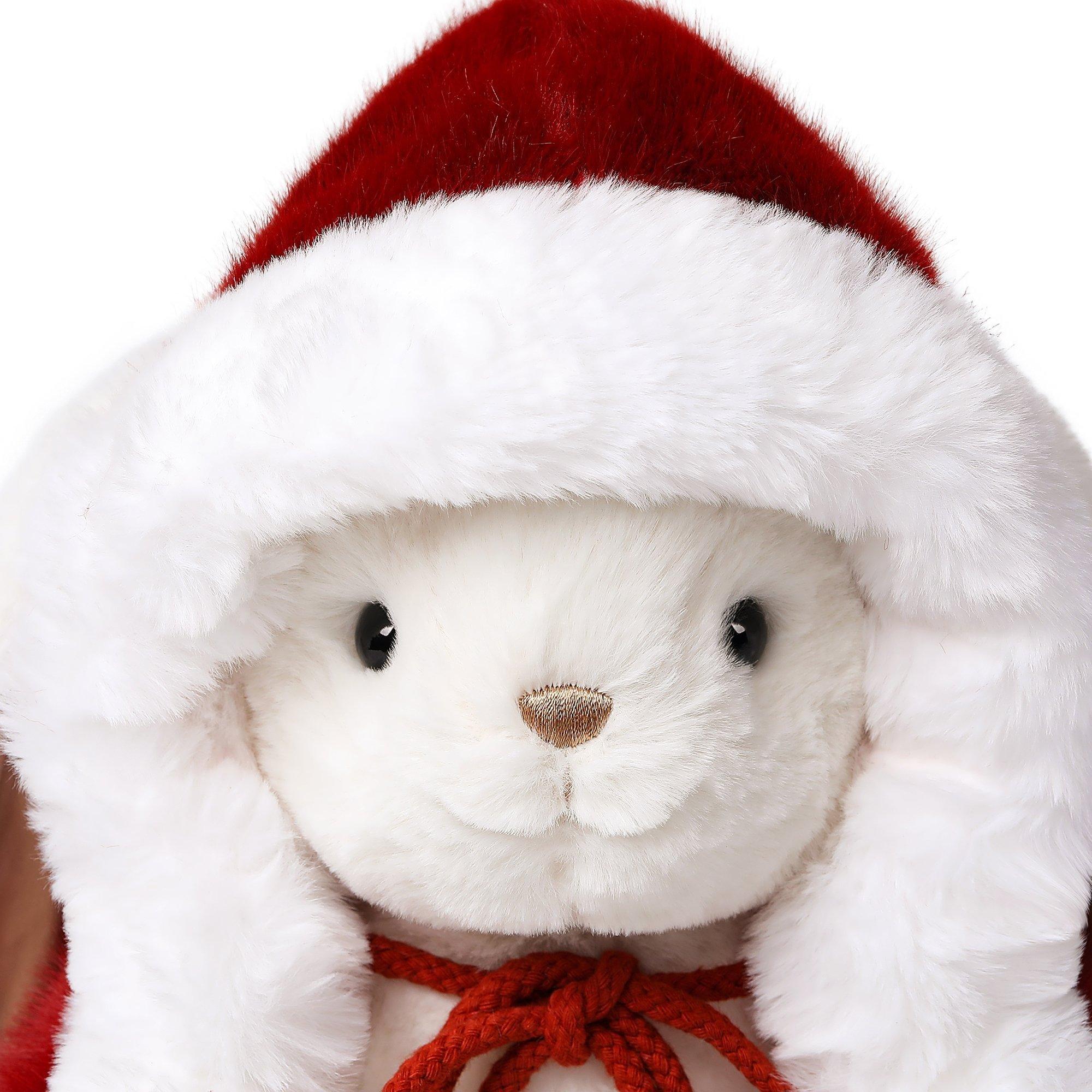 Forest Series: Red Riding Hood Smiling Rabbit - 9.8" Plush image number 3