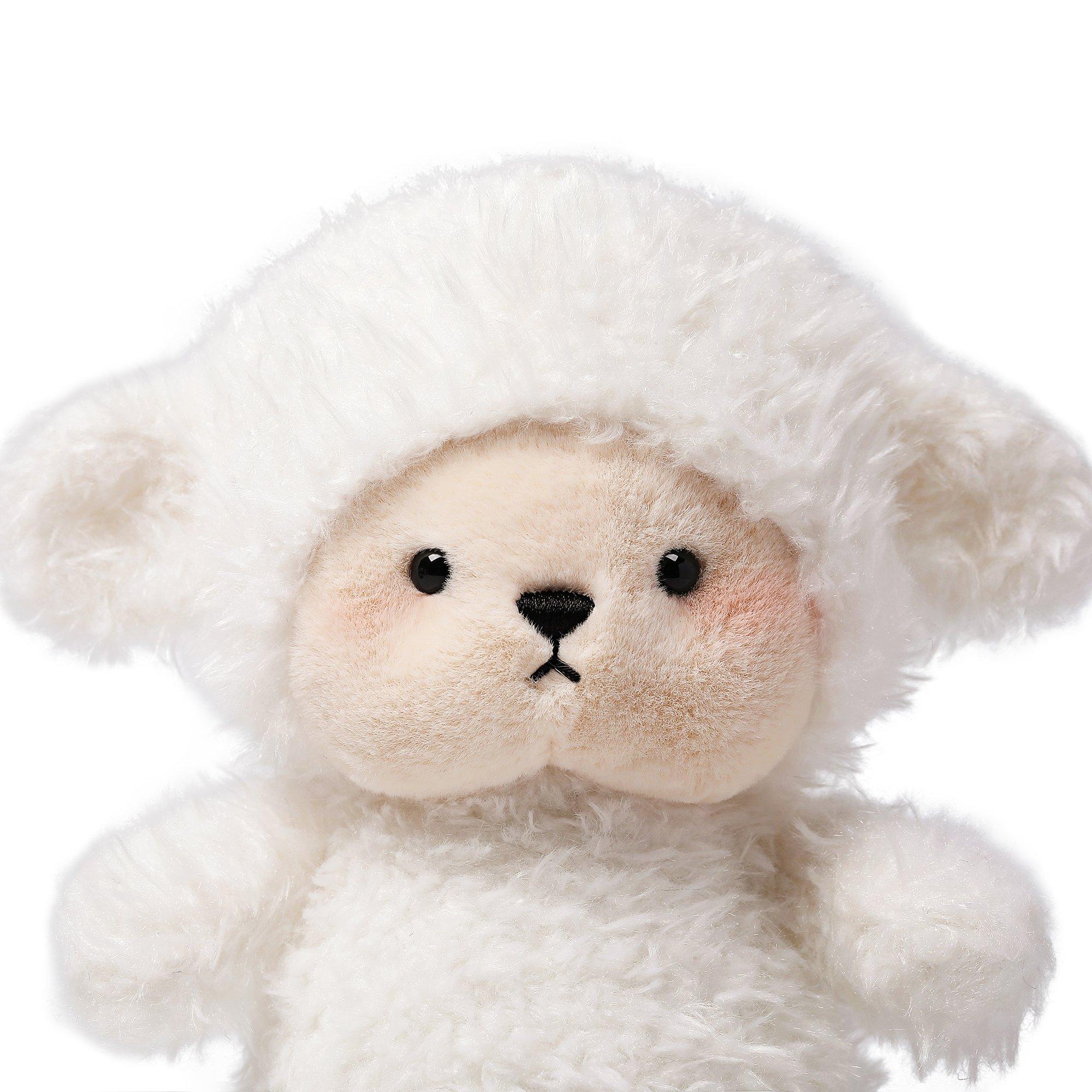 Kindergarten Series: New Born Baby Lamb - 7" Plush image number 2