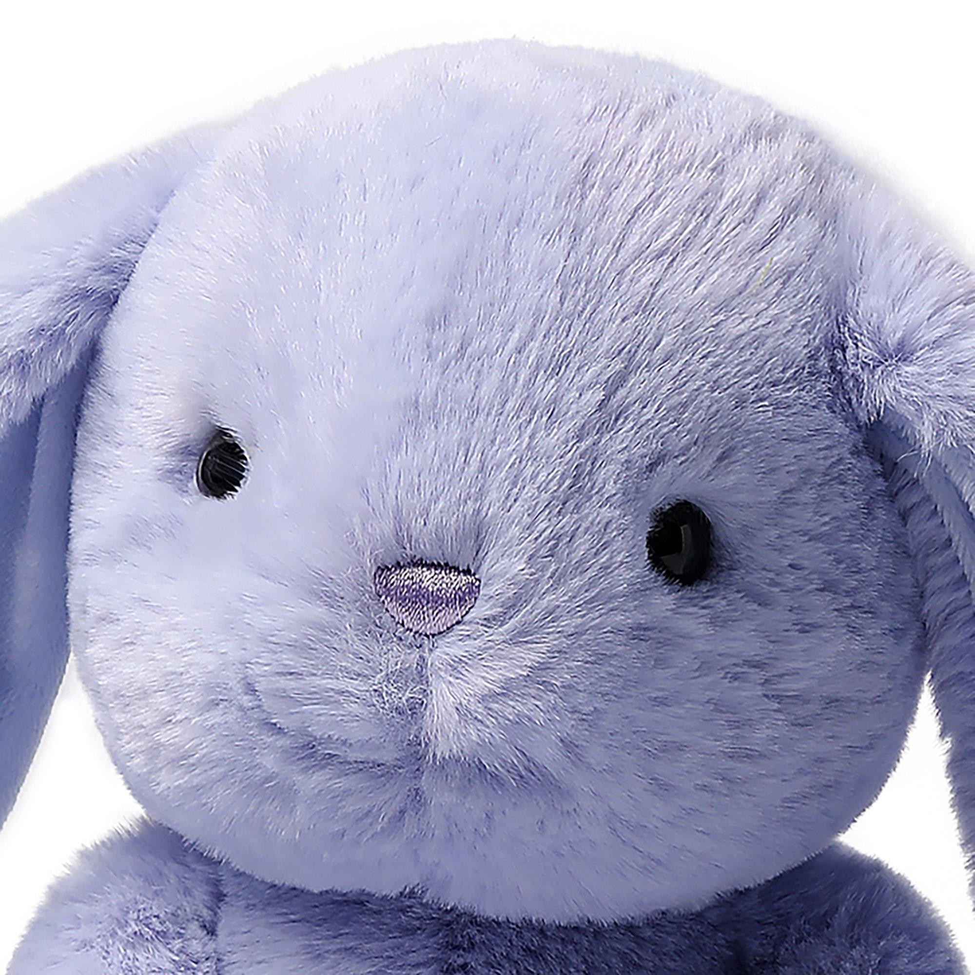 Forest Series: Iris Purple Smiling Rabbit - 9.8" Plush image number 2