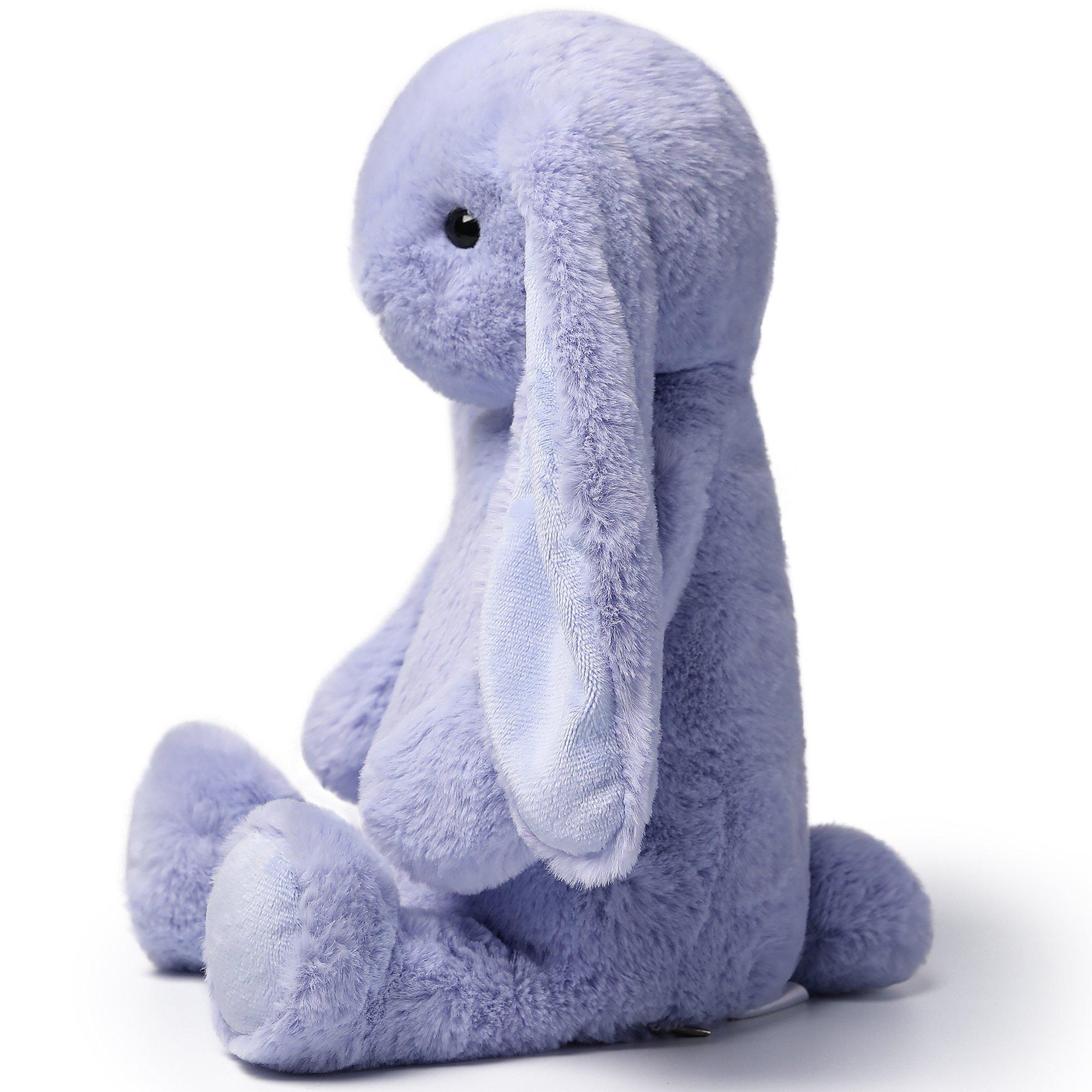 Forest Series: Iris Purple Smiling Rabbit - 9.8" Plush image number 4