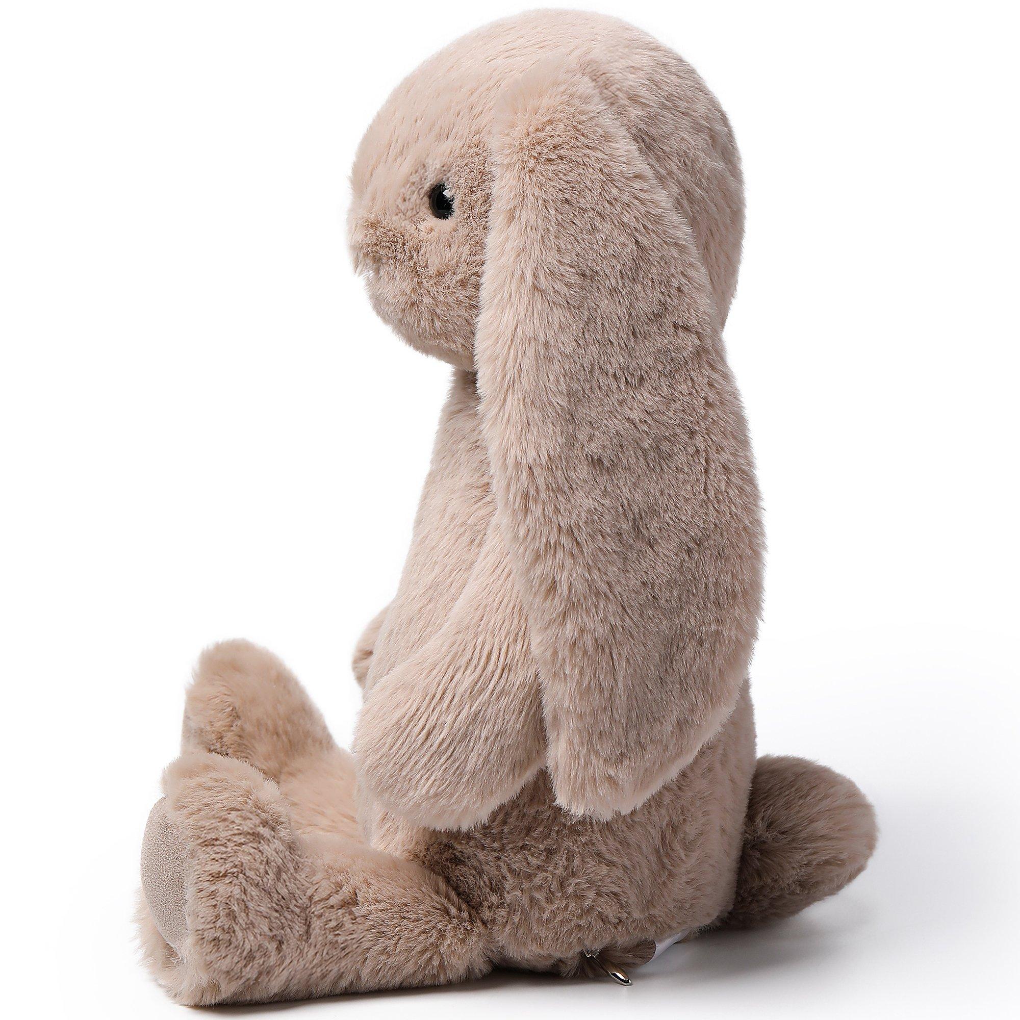 Forest Series: Silverleaf Grey Smiling Rabbit - 9.8" Plush image number 3