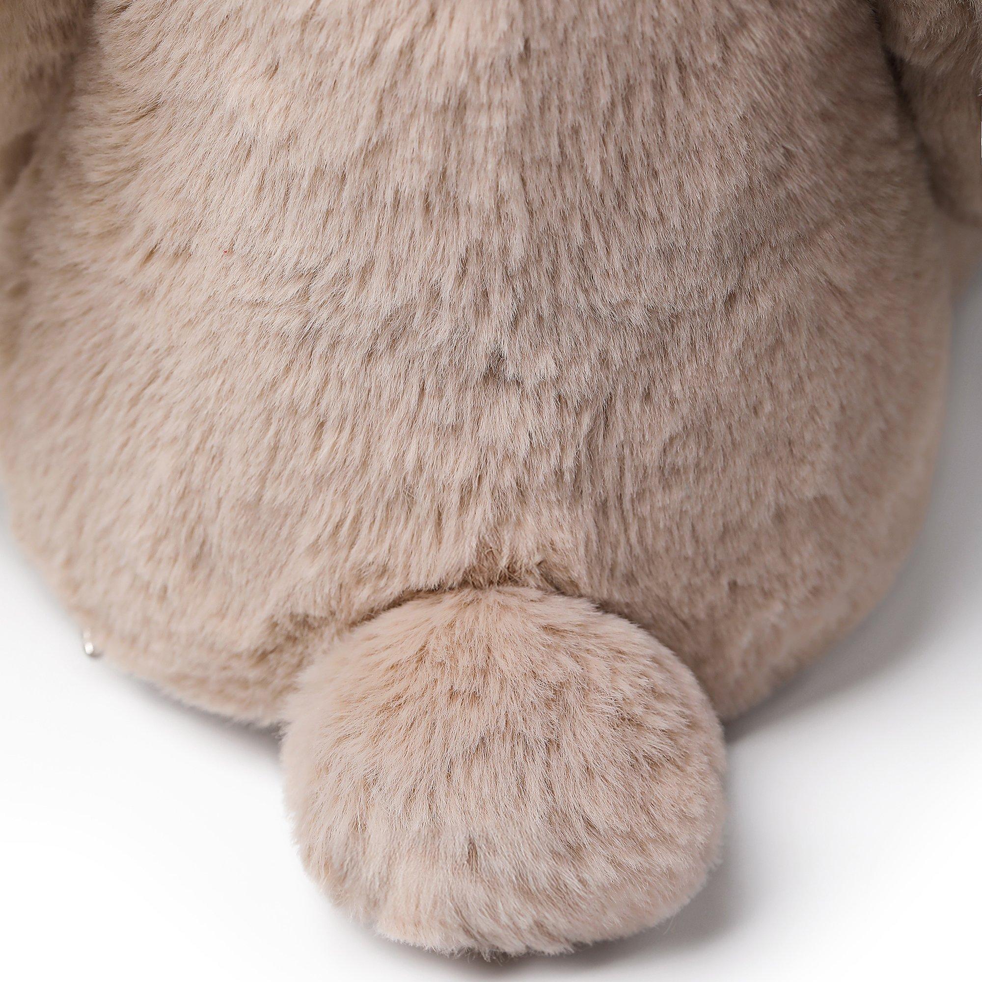 Forest Series: Silverleaf Grey Smiling Rabbit - 9.8" Plush image number 4