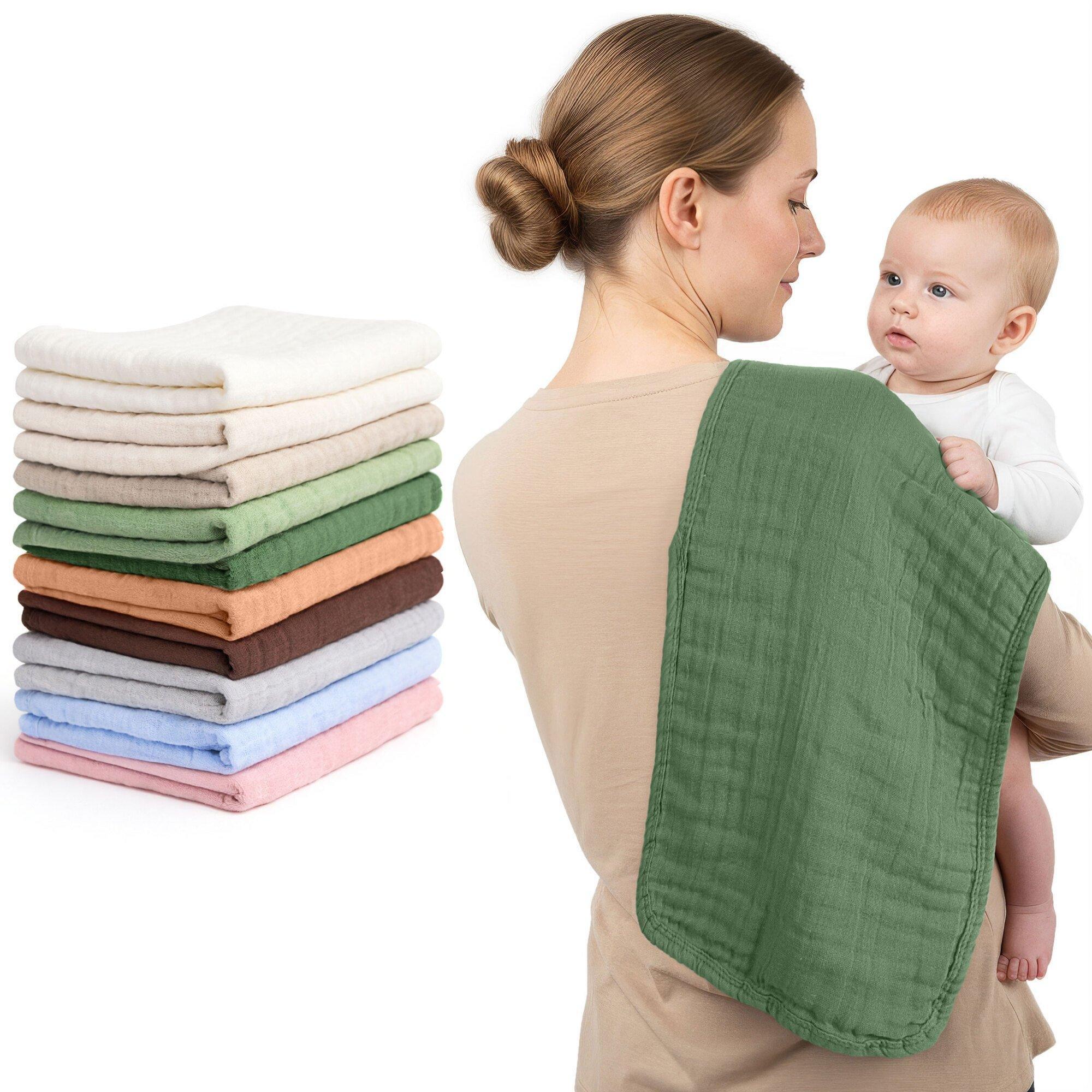 Burp Cloths: 10pk - Multicolor image number 1