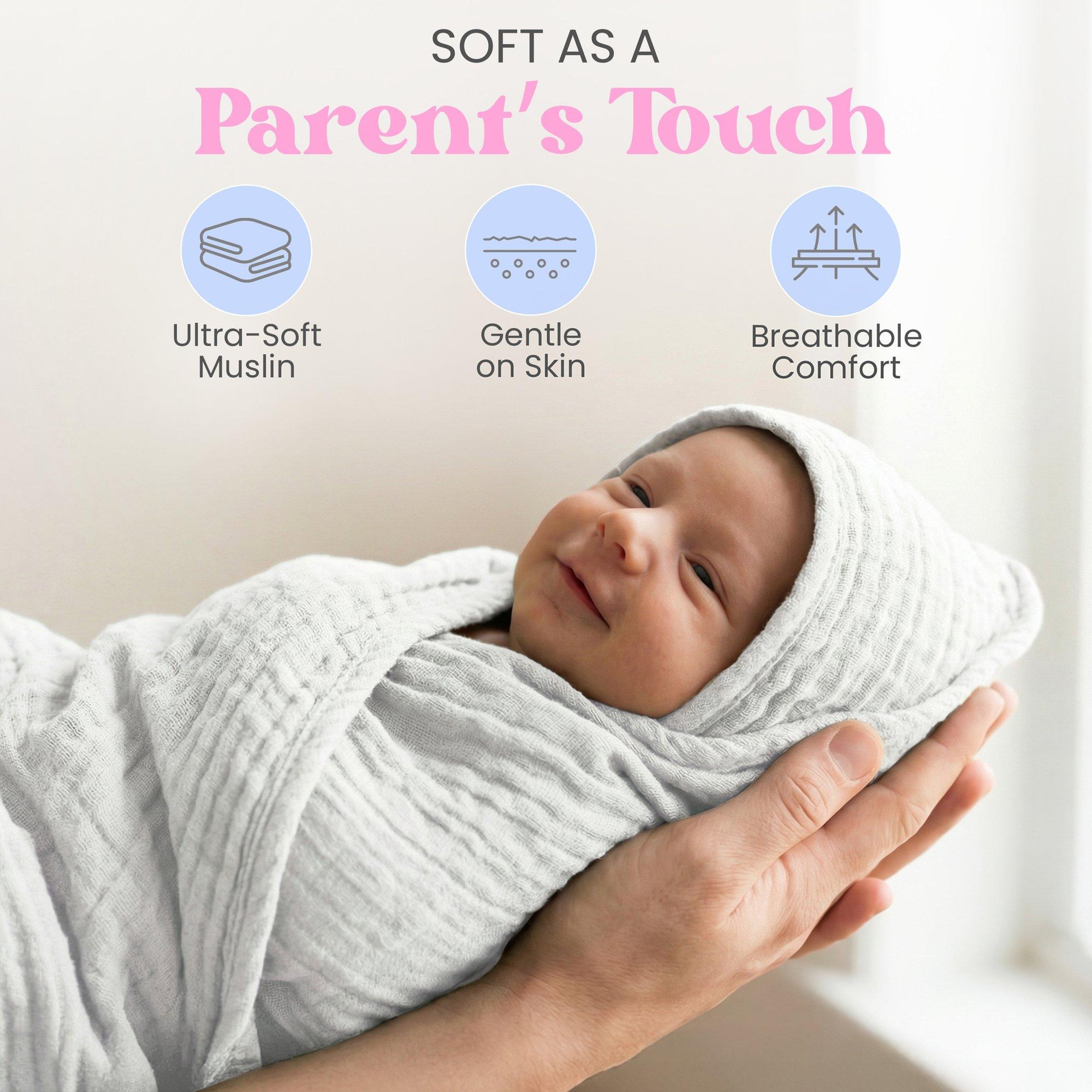 Hooded Baby Bath Towel: 2pk - White image number 2