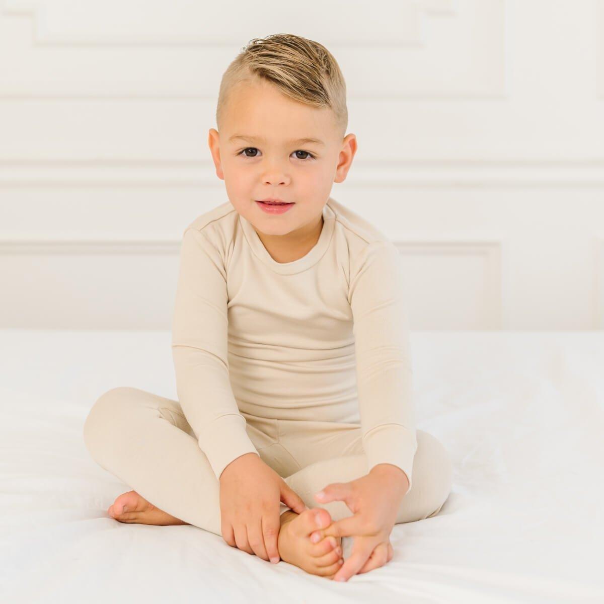 Bamboo Pajamas | Oat image number 1