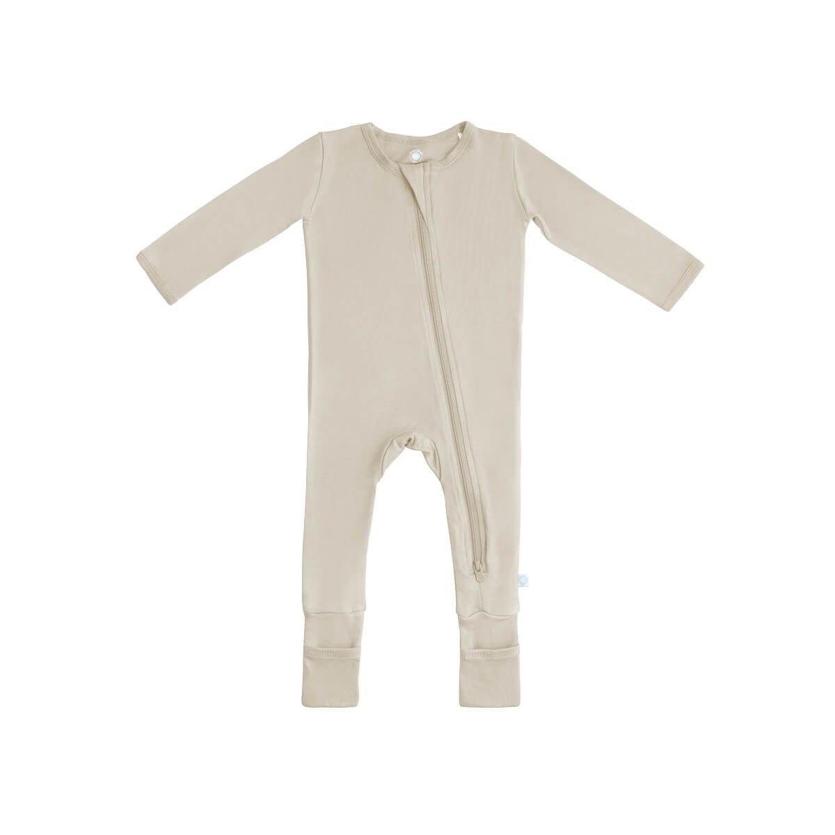 Baby Bamboo Pajamas with DreamCuffs&reg; | Oat image number 1
