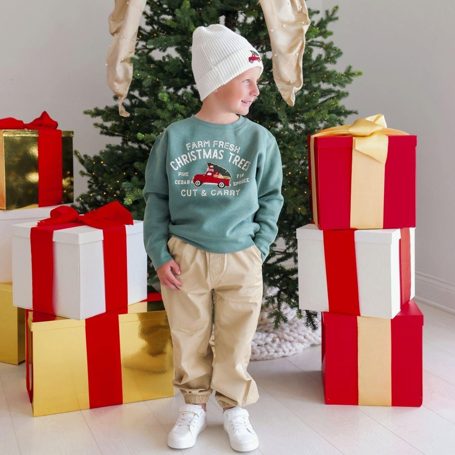 Farm Fresh Christmas Tree Patch Sweatshirt image number 1