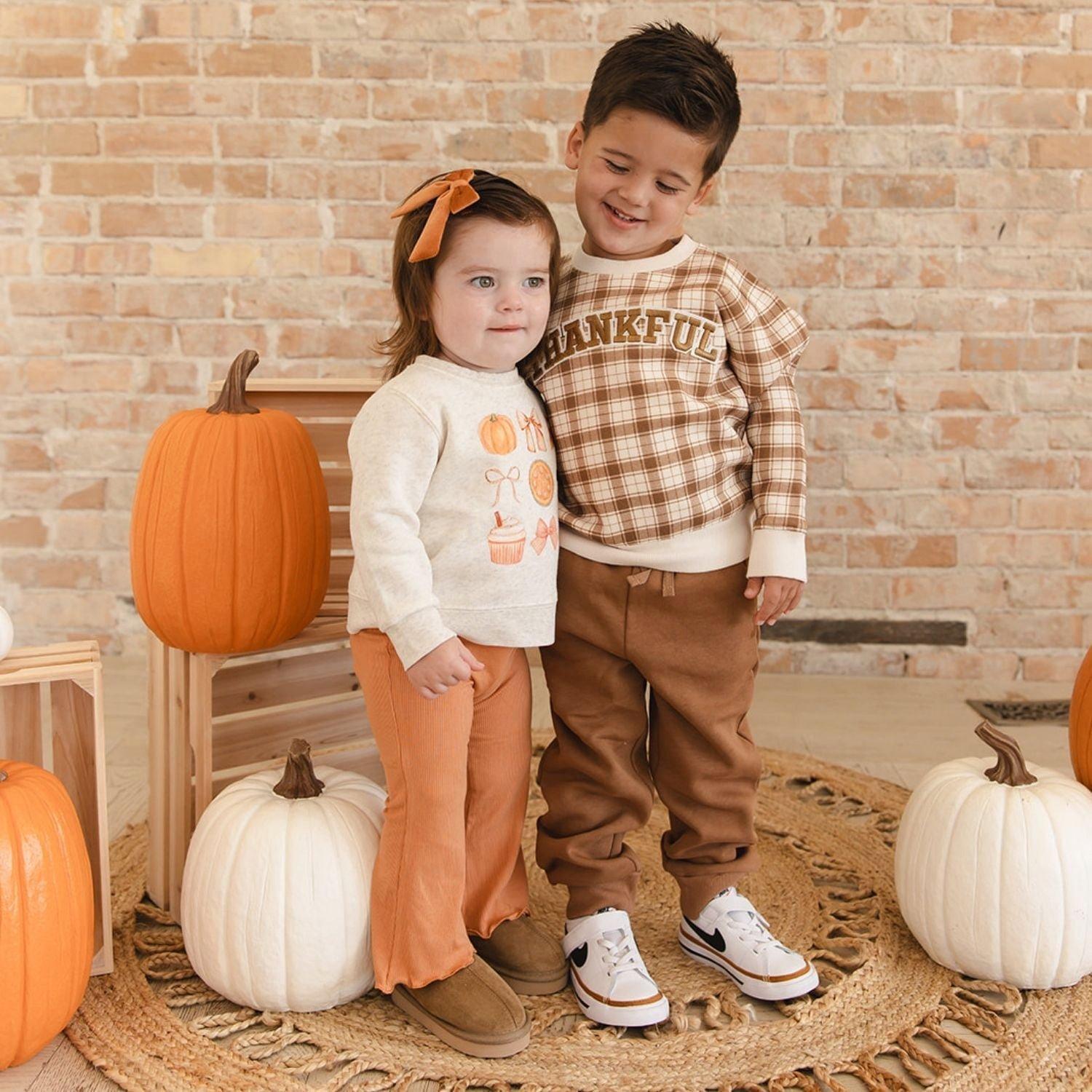 Thankful Cutie Thanksgiving Sweatshirt image number 4