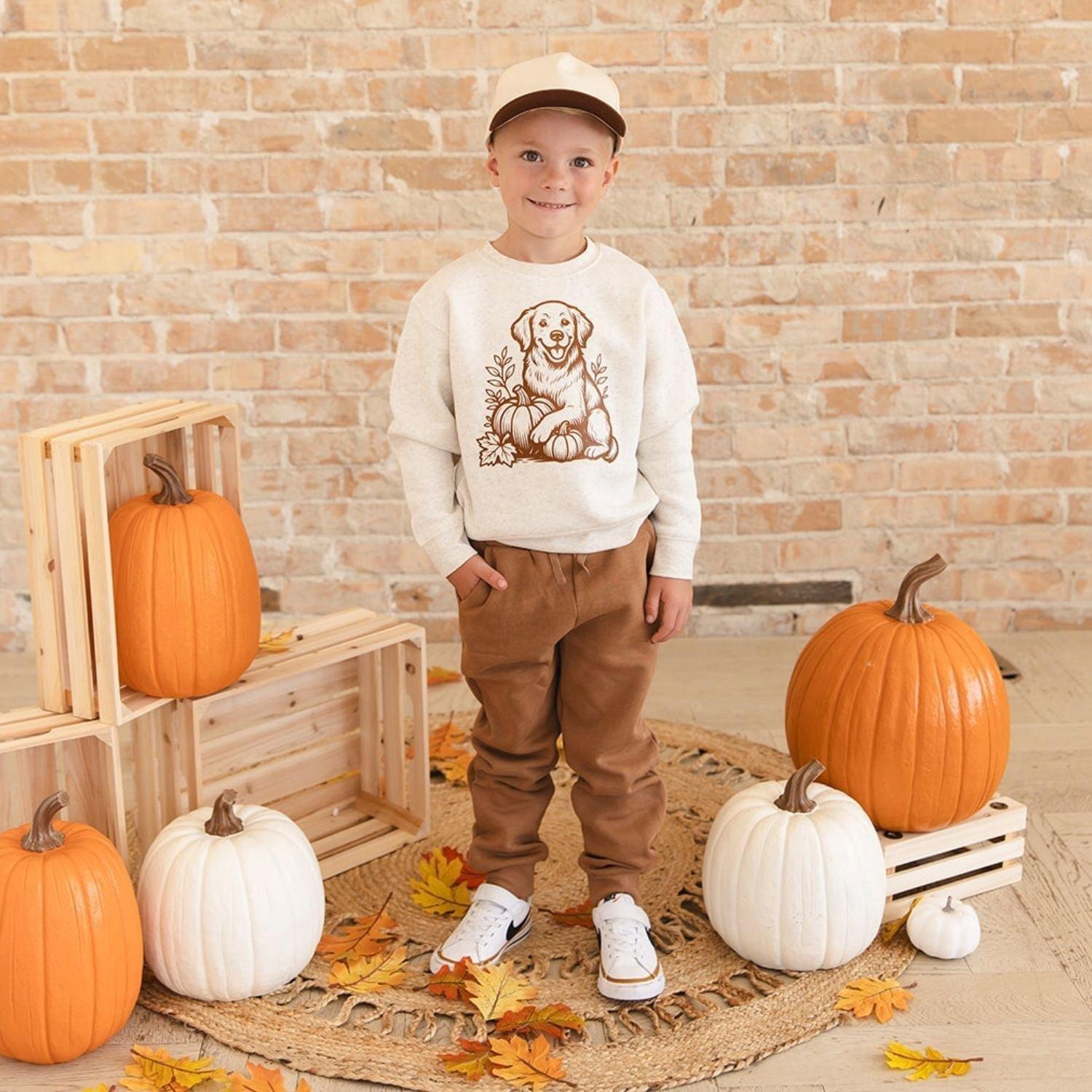 Golden Retriever Harvest Sweatshirt image number 1